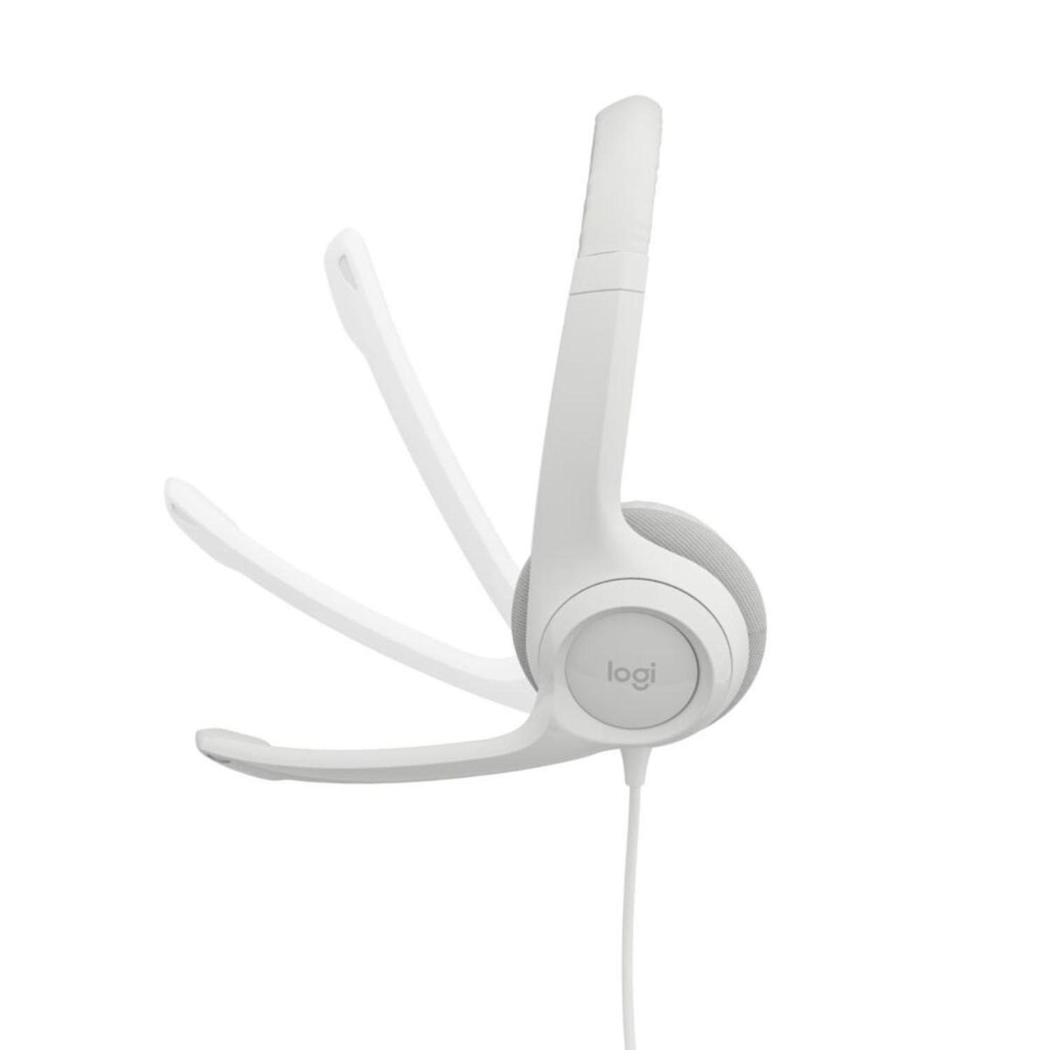 Logitech Audifono H390 Blanco-2