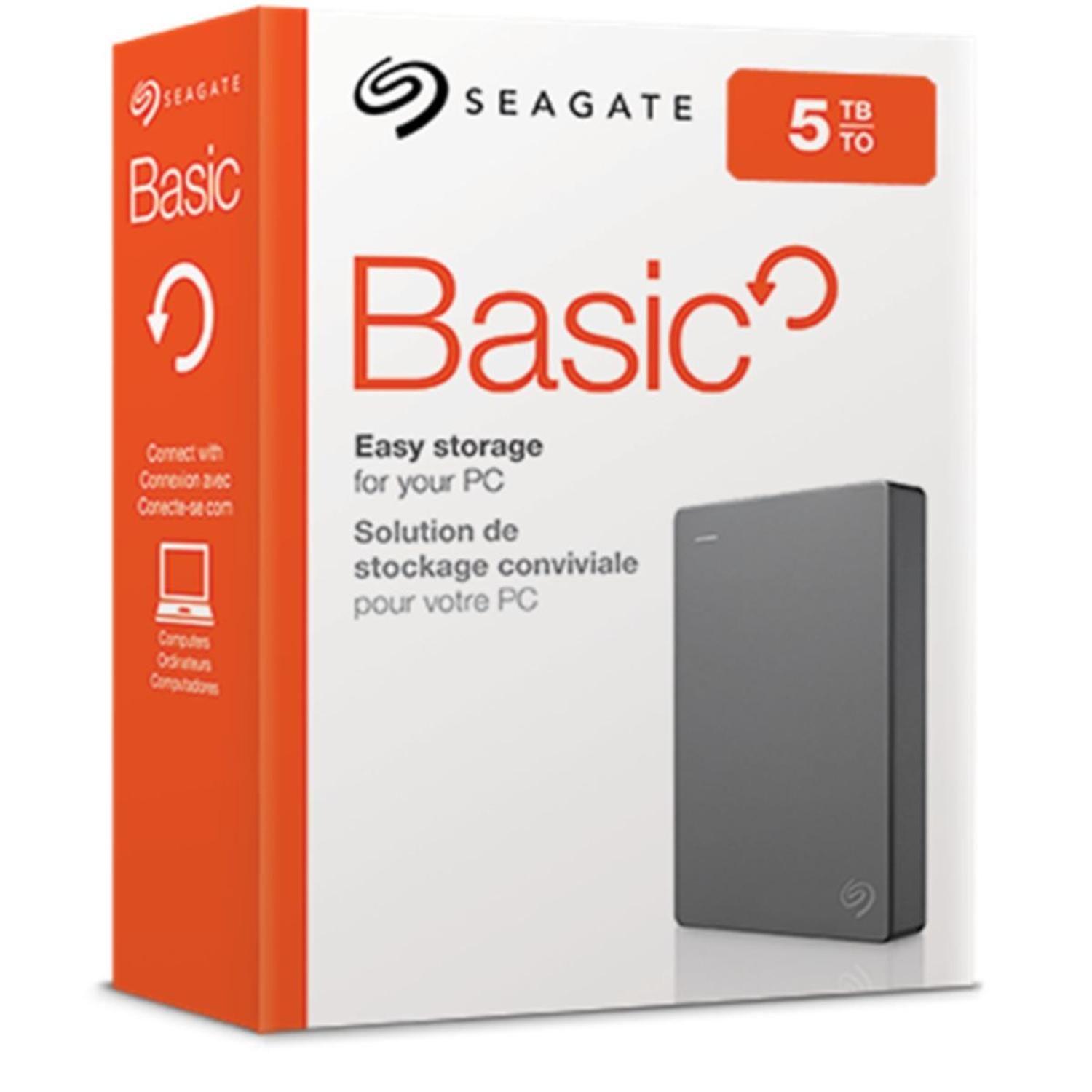Disco Duro Externo Seagate 2TB USB 3.0 Basic 2,5"-3