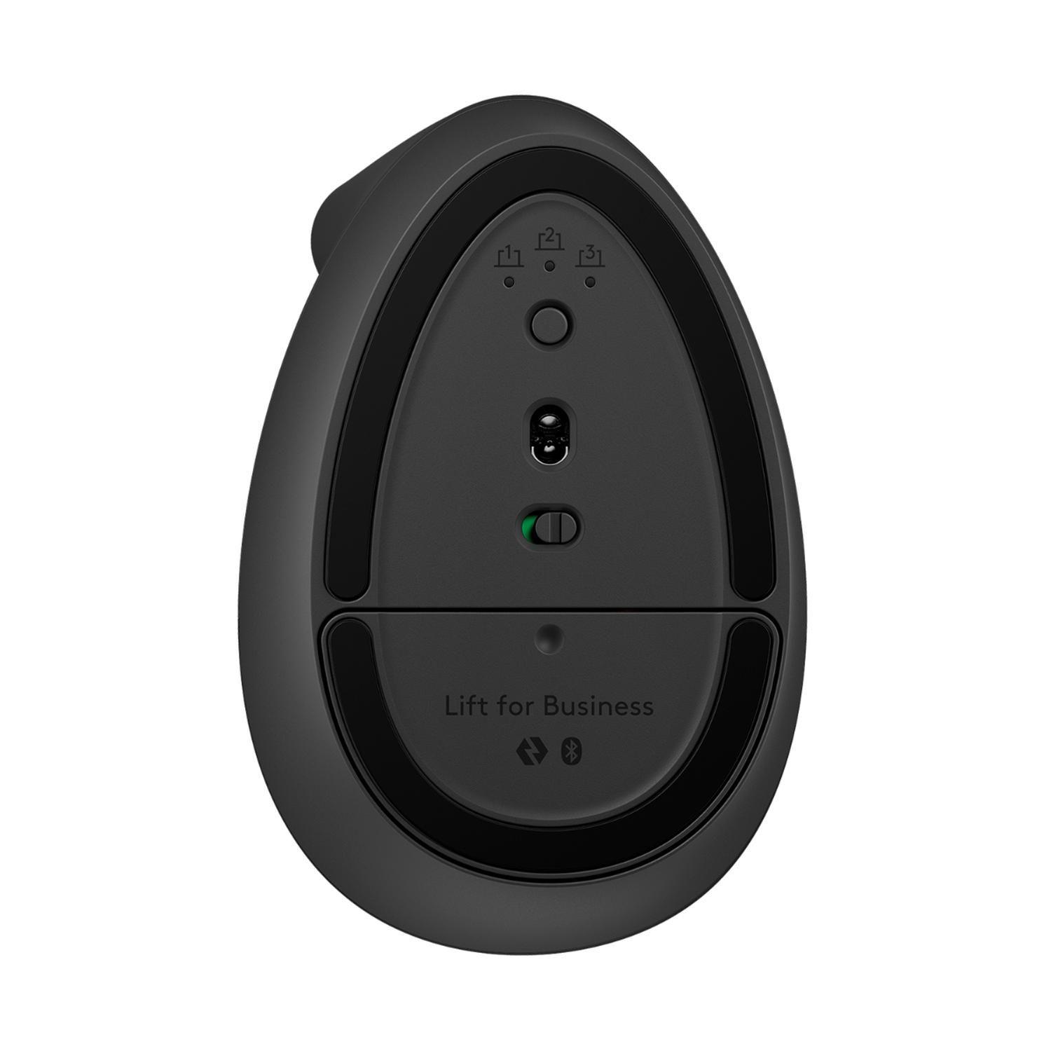Mouse Inalambrico Logitech Lift Vertical Zurdo Grafito-2