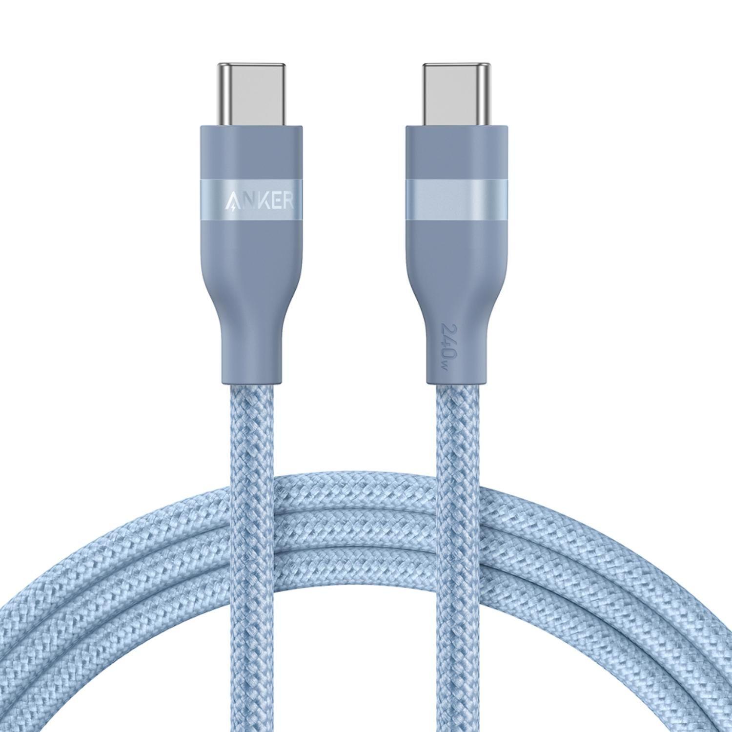 Cable USB-C a USB-C Anker Carga Rápida 240W 1m Azul-0