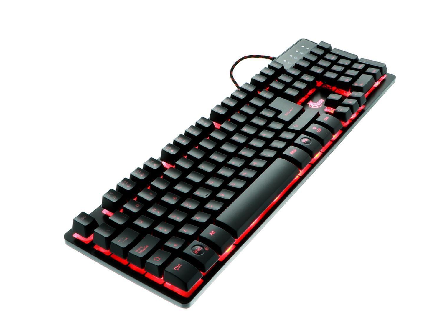 Teclado Gamer Xtech Revenger USB LED 3 Colores XTK-520S-5
