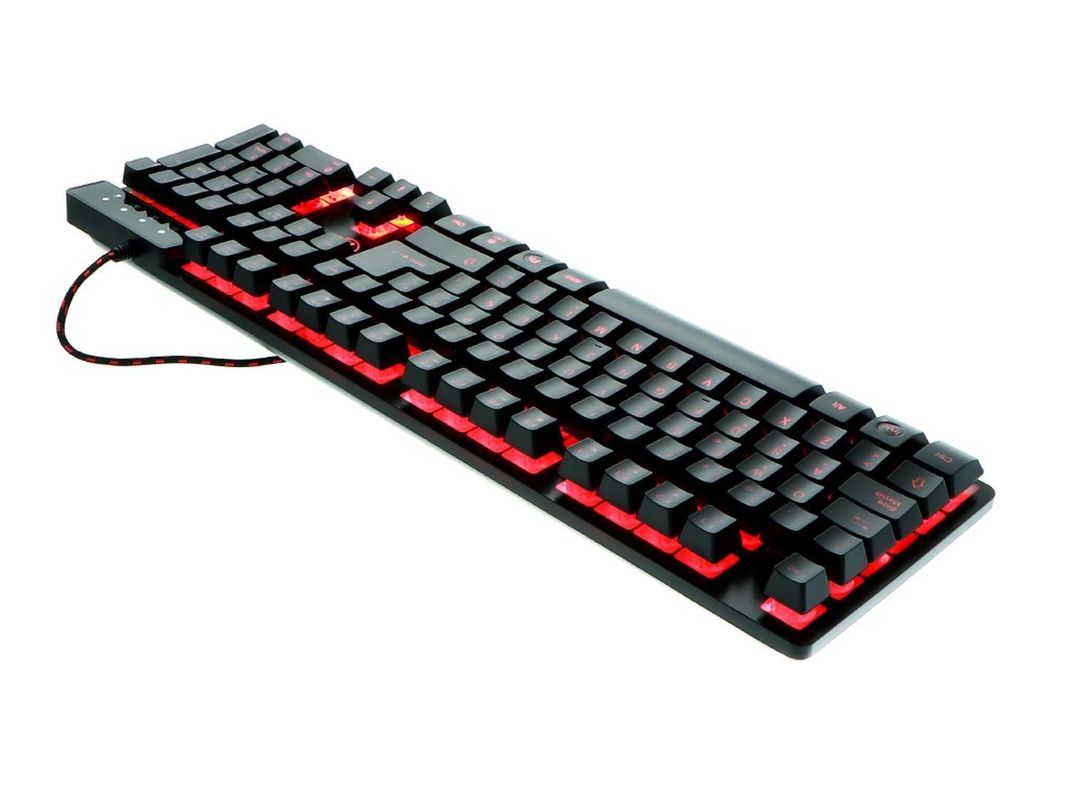 Teclado Gamer Xtech Revenger USB LED 3 Colores XTK-520S-4