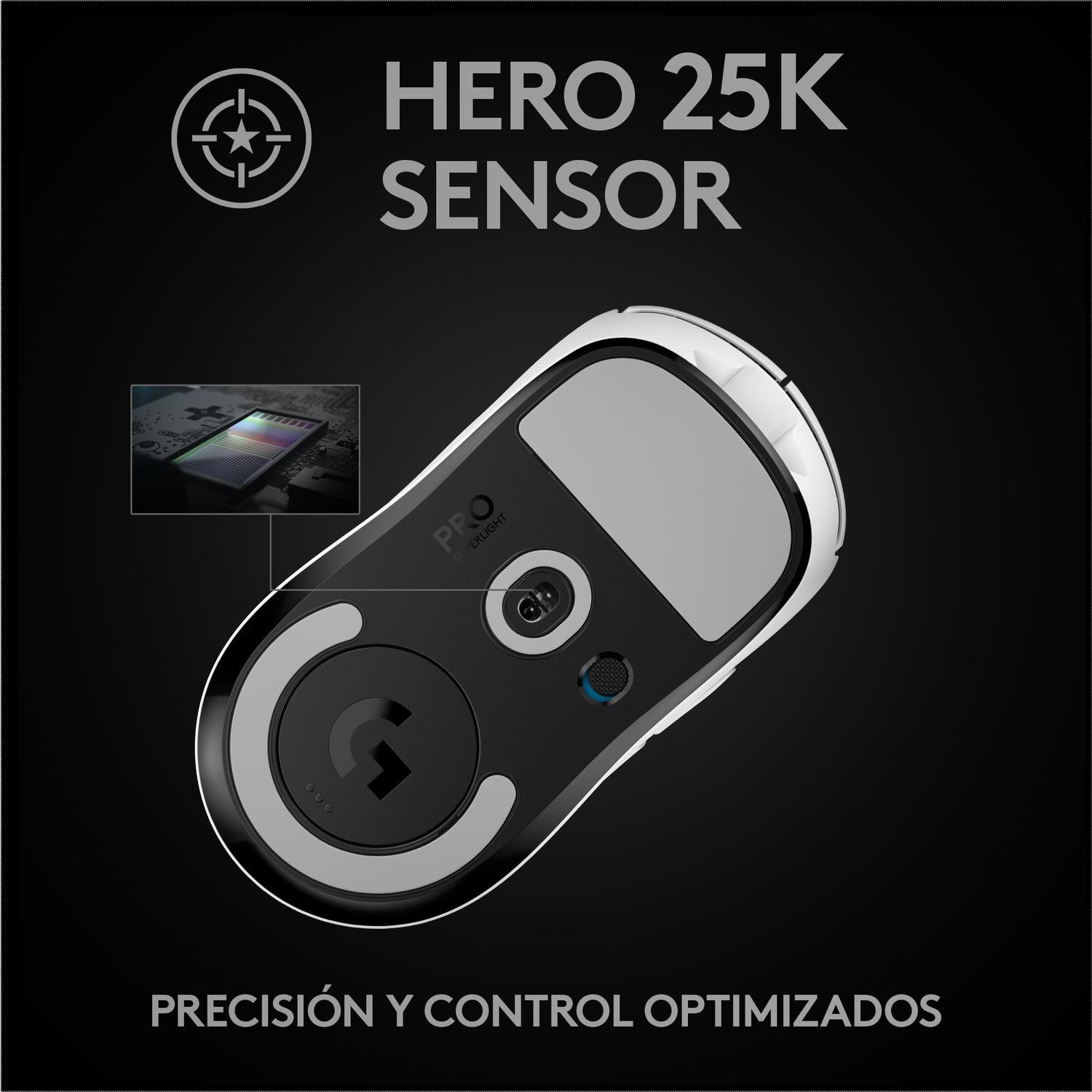 Mouse Gamer Inalambrico Logitech G PRO X Superlight 2C Blanco-4