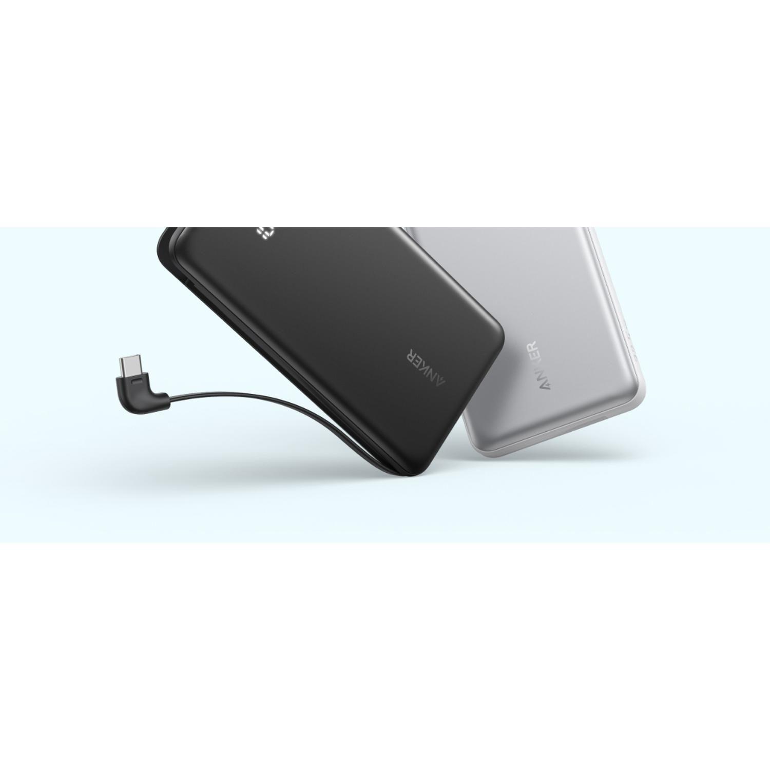Powerbank Batería Externa Anker 10.000 mAh 22,5W Cable USB-C Integrado Negro-1