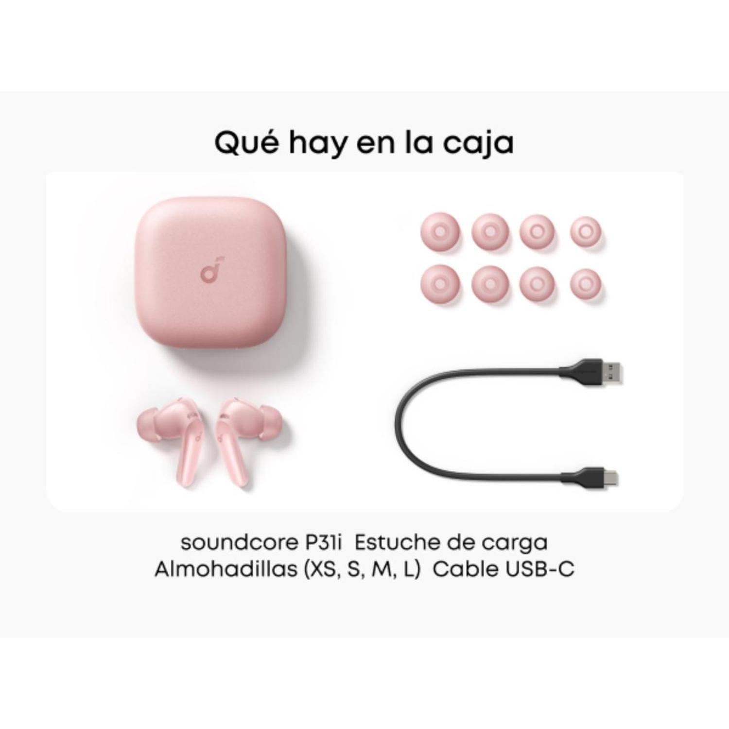 Audifono TWS Soundcore P31i rosa-7