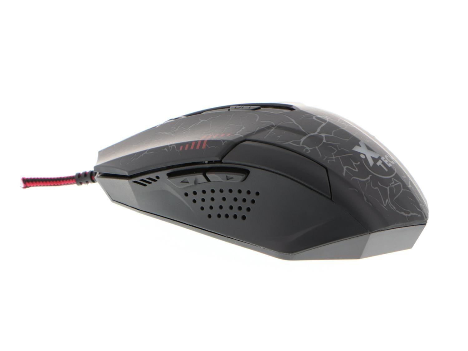 Mouse Gamer Xtech USB 6Bot LED 3Col 2400dpi XTM-510 Con diseño-3