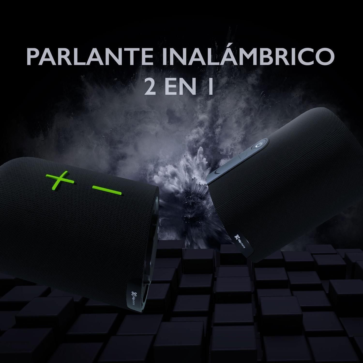 Parlante BT 2en1 IPX7 Sumerg 20W Aut 14Hs KlipXtreme KBS-800-7