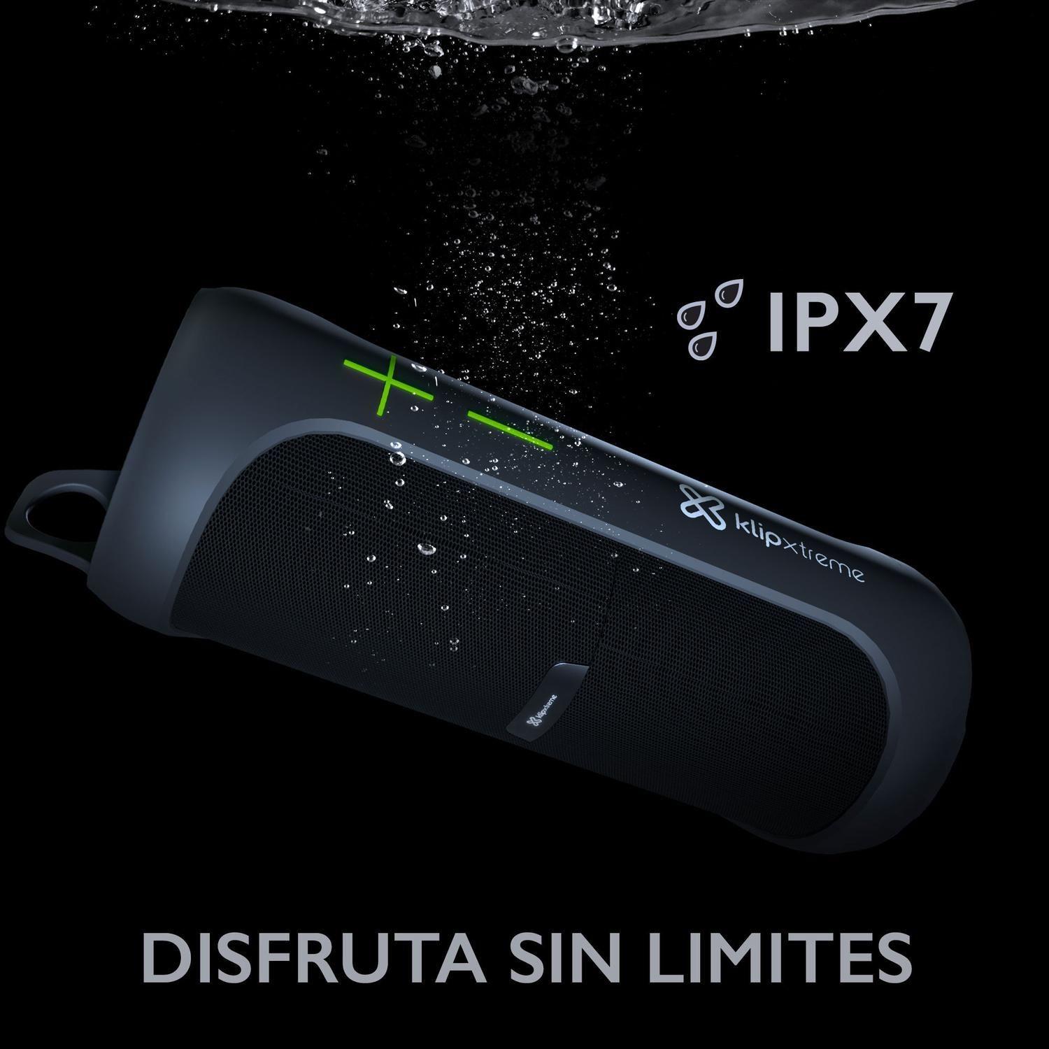 Parlante BT 2en1 IPX7 Sumerg 20W Aut 14Hs KlipXtreme KBS-800-6