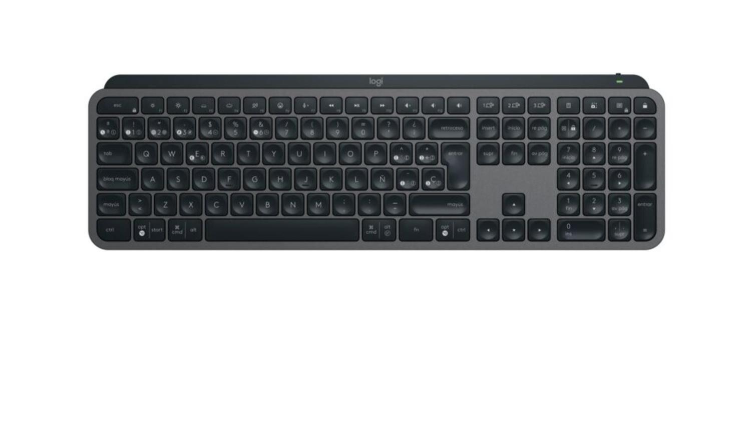 Logitech Teclado inalambrico MX Keys S Grafito Español-0