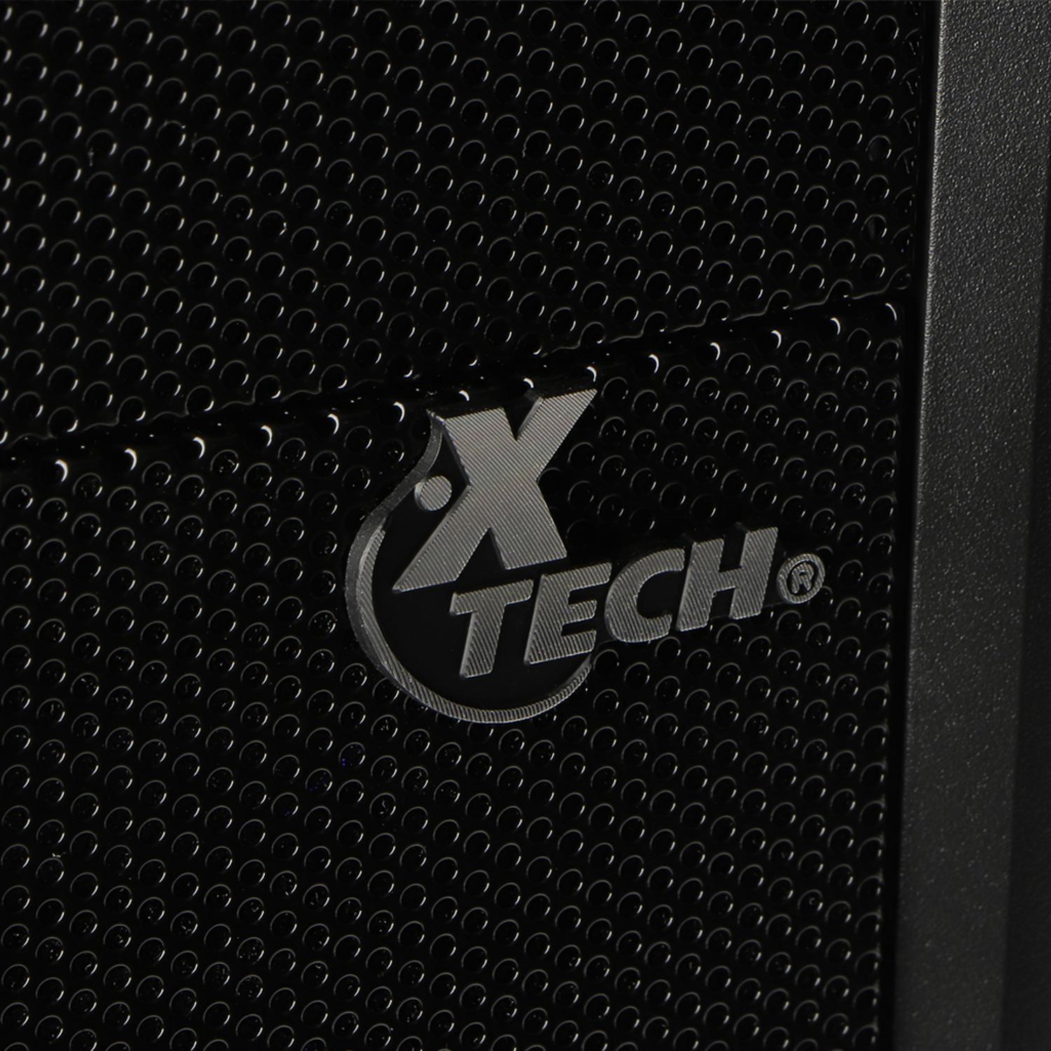 Gabinete Gamer MicroATX USBx3 Lateral Acrilico Xtech XT-GMR2 Negro-5