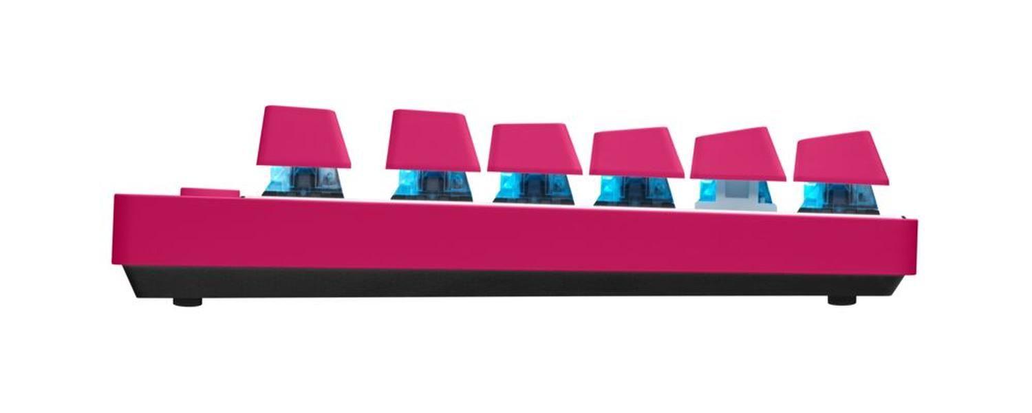 Teclado Gamer Inalambrico Logitech G PRO X TKL Lightspeed Rosado Ingles-4