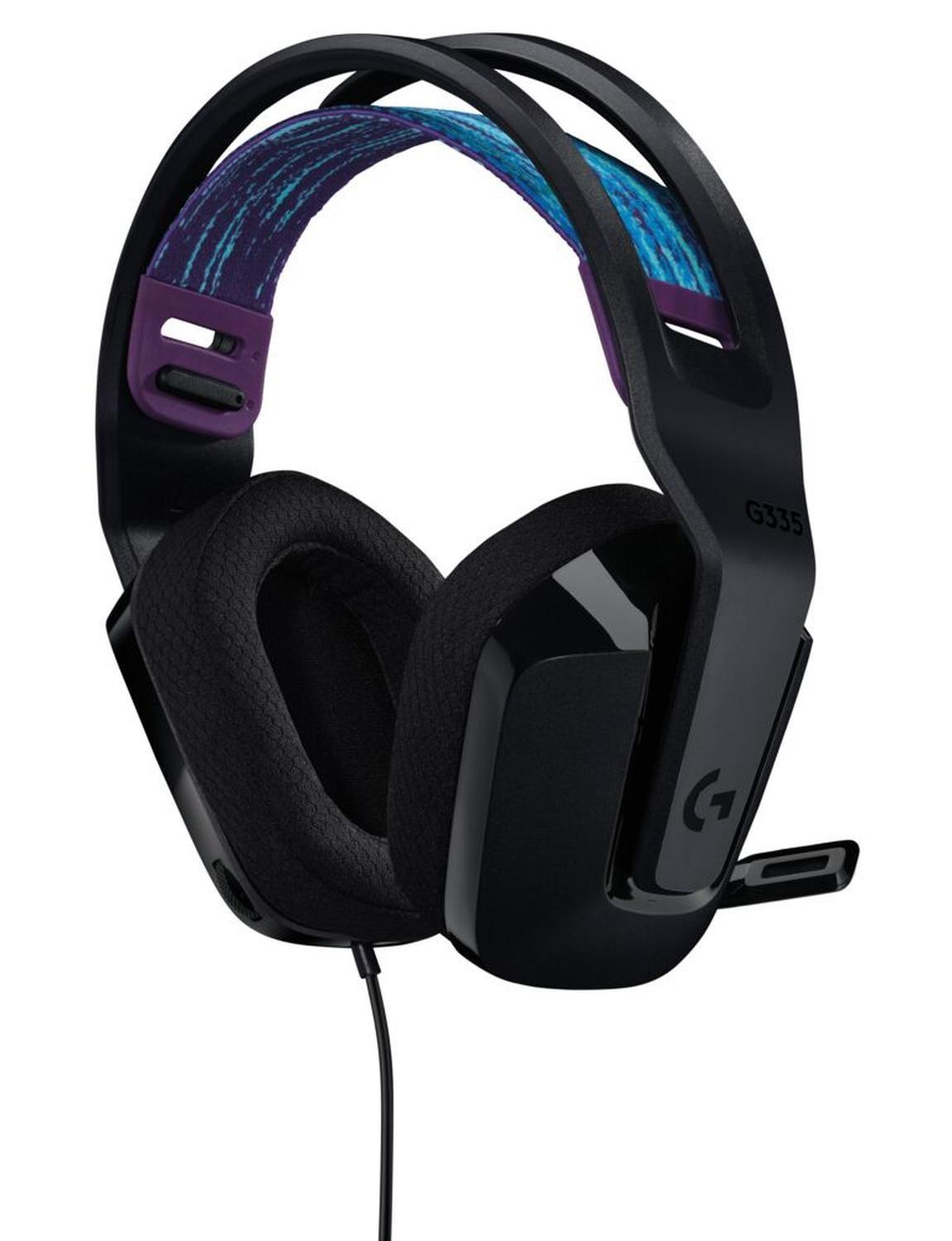 Auriculares Logitech G335 Gaming Headset Black 3.5mm audio JACK-2