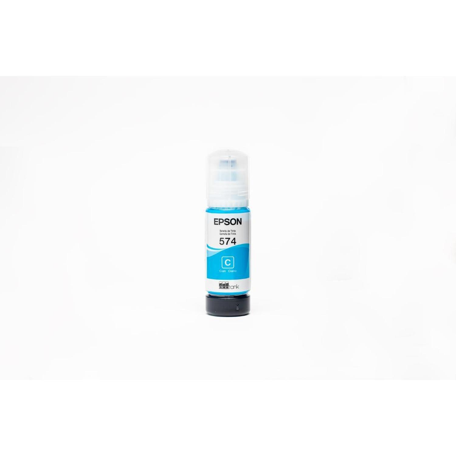 Botella De Tinta Epson T574 Cyan-3
