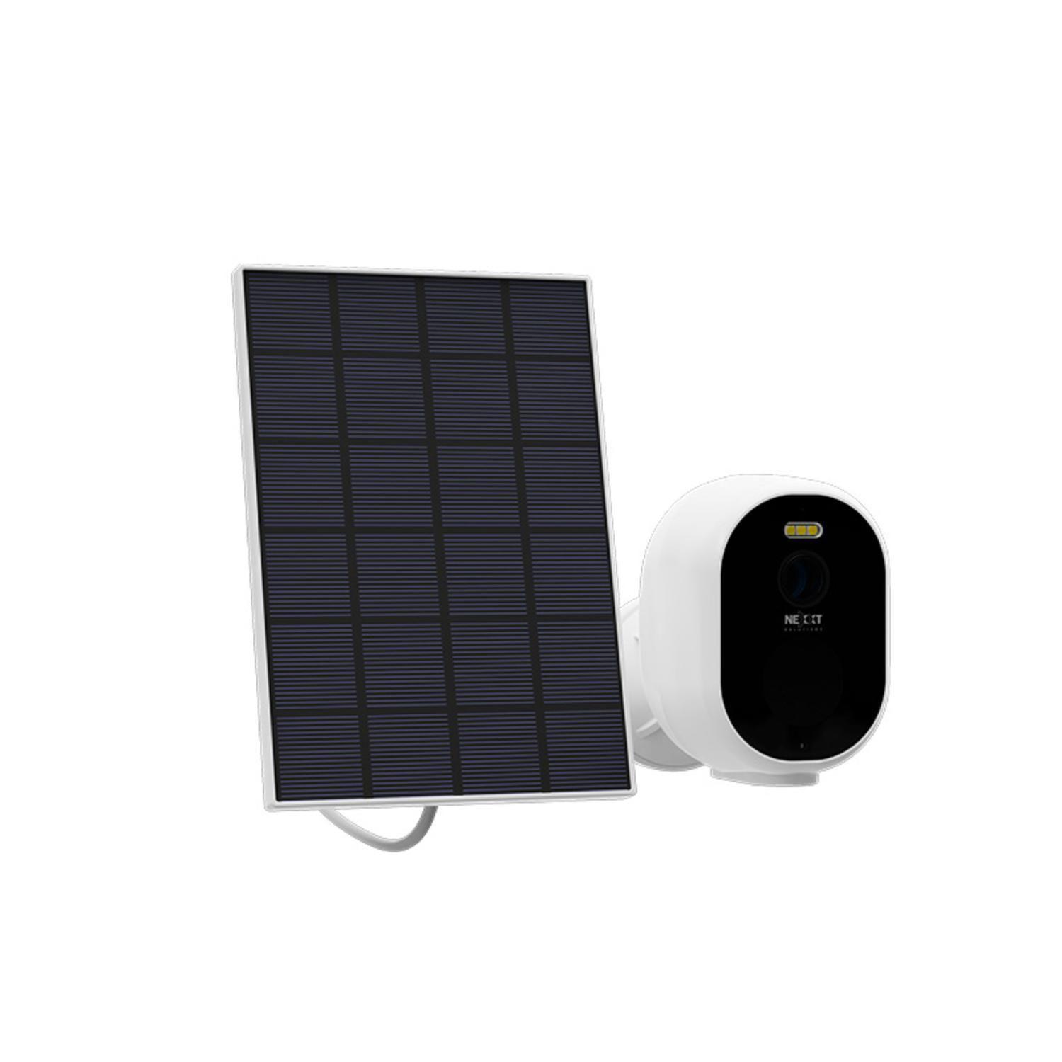 Cámara Wi-Fi exterior Nexxt a bateria 2K + panel solar-3