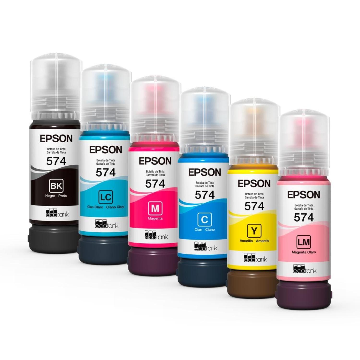 Botella de Tinta Epson T574 Cyan Light-4