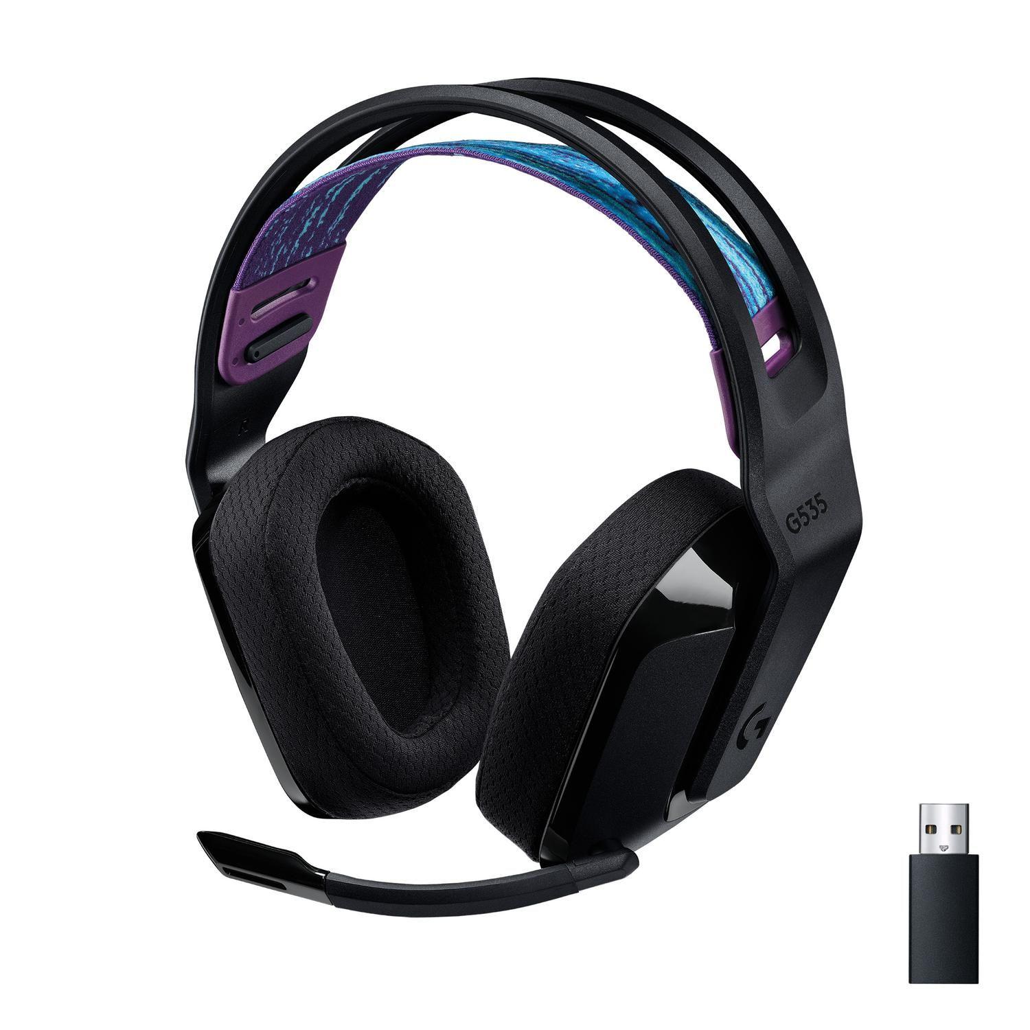 Audifono Gamer Inalambrico Logitech G535 Lightspeed Negro-0
