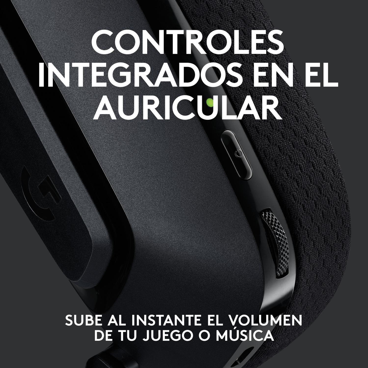 Audifono Gamer Inalambrico Logitech G535 Lightspeed Negro-6