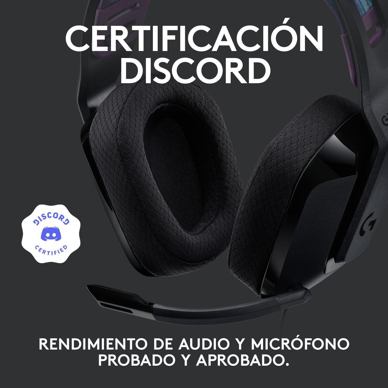 Audifono Gamer Inalambrico Logitech G535 Lightspeed Negro-8