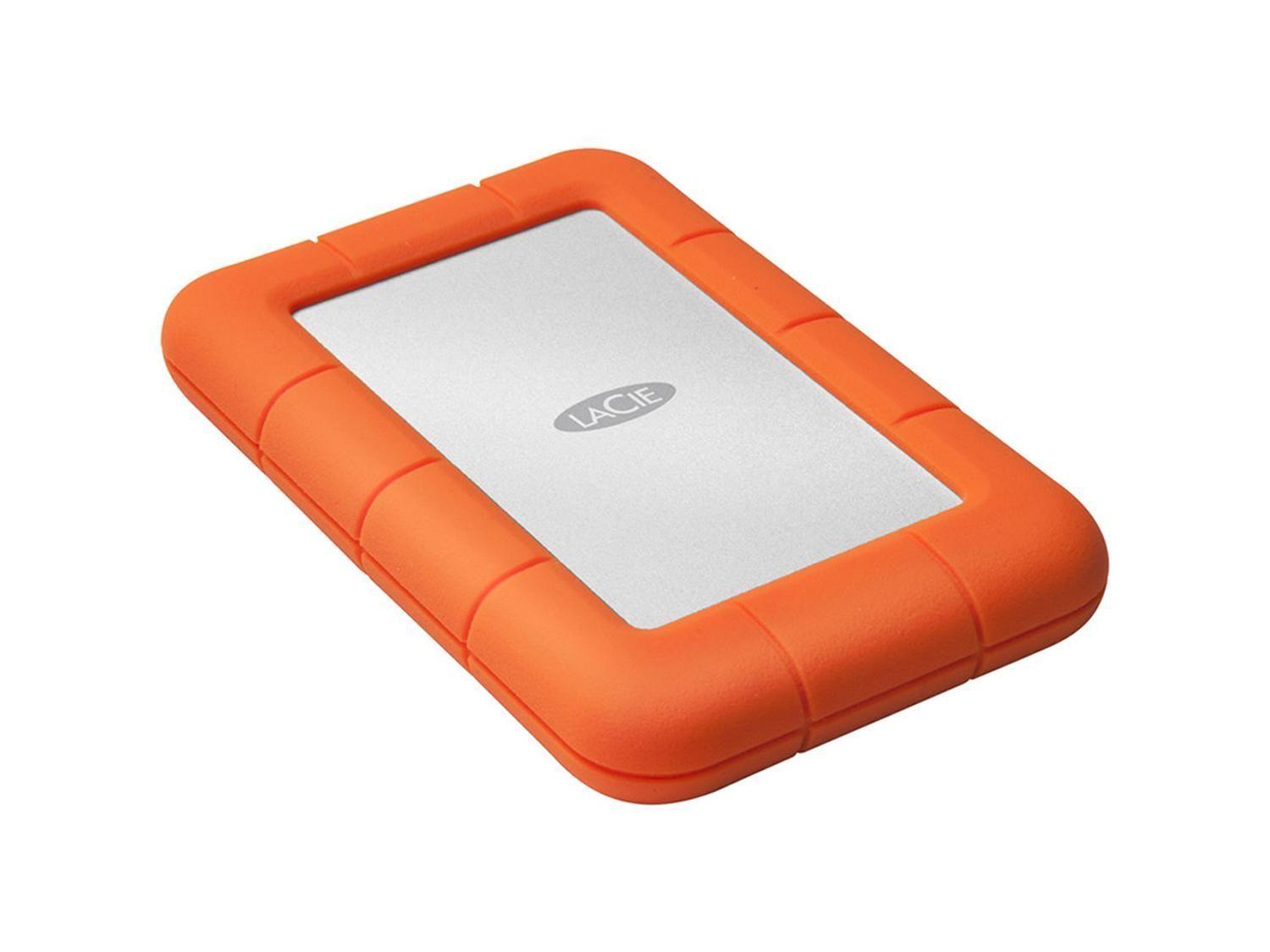 Disco Duro Externo Seagate 2TB LaCie Rugged Naranja 2.5"-0