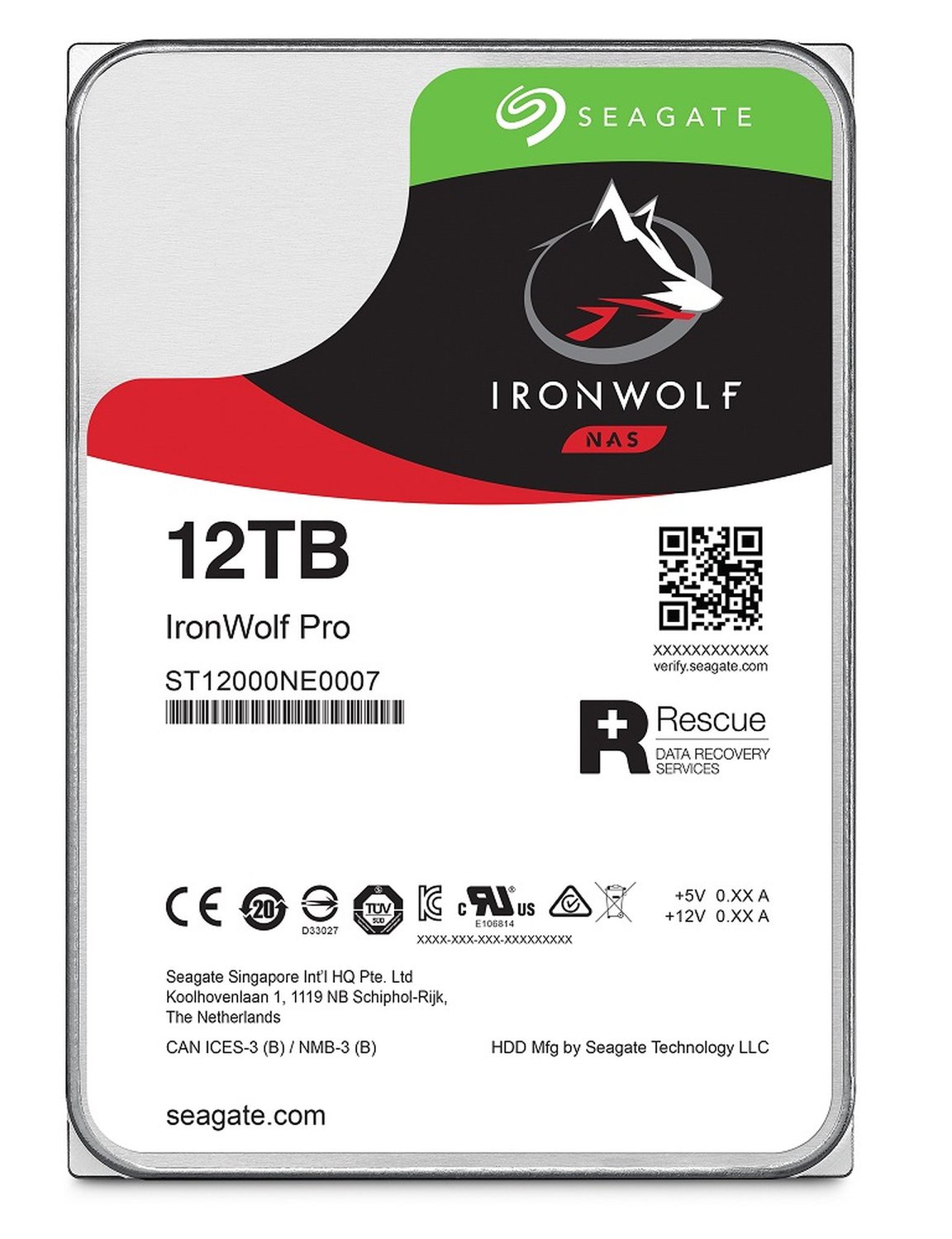 Disco Duro Interno Seagate 12TB IronWolf Pro3.5" 7200RPM-0