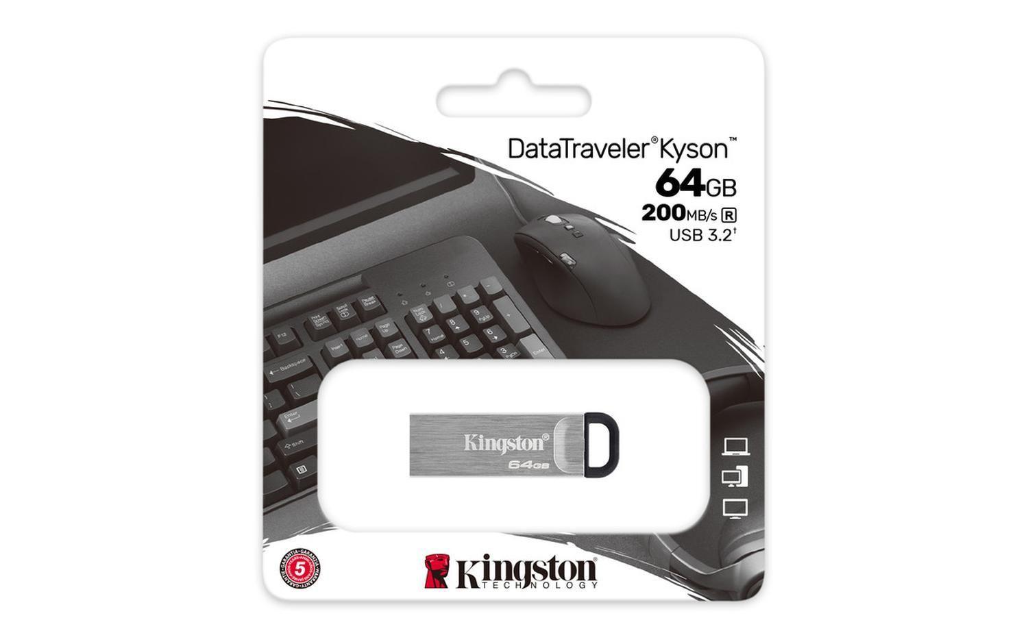 Pendrive Kingston USB 3.0 64GB Kyson-2