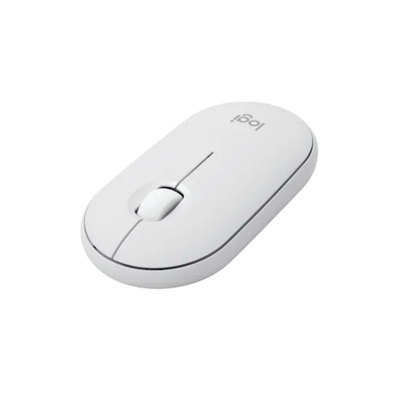 Mouse Bluetooth Logitech Pebble Mouse 2 M350s Blanco-1