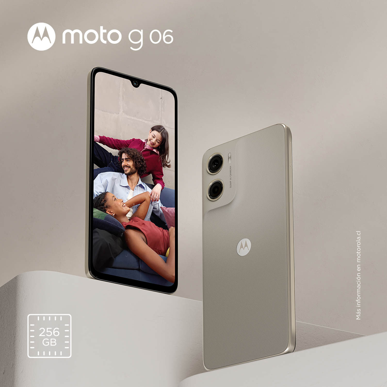 Motorola Moto G06 4+256GB Café-2