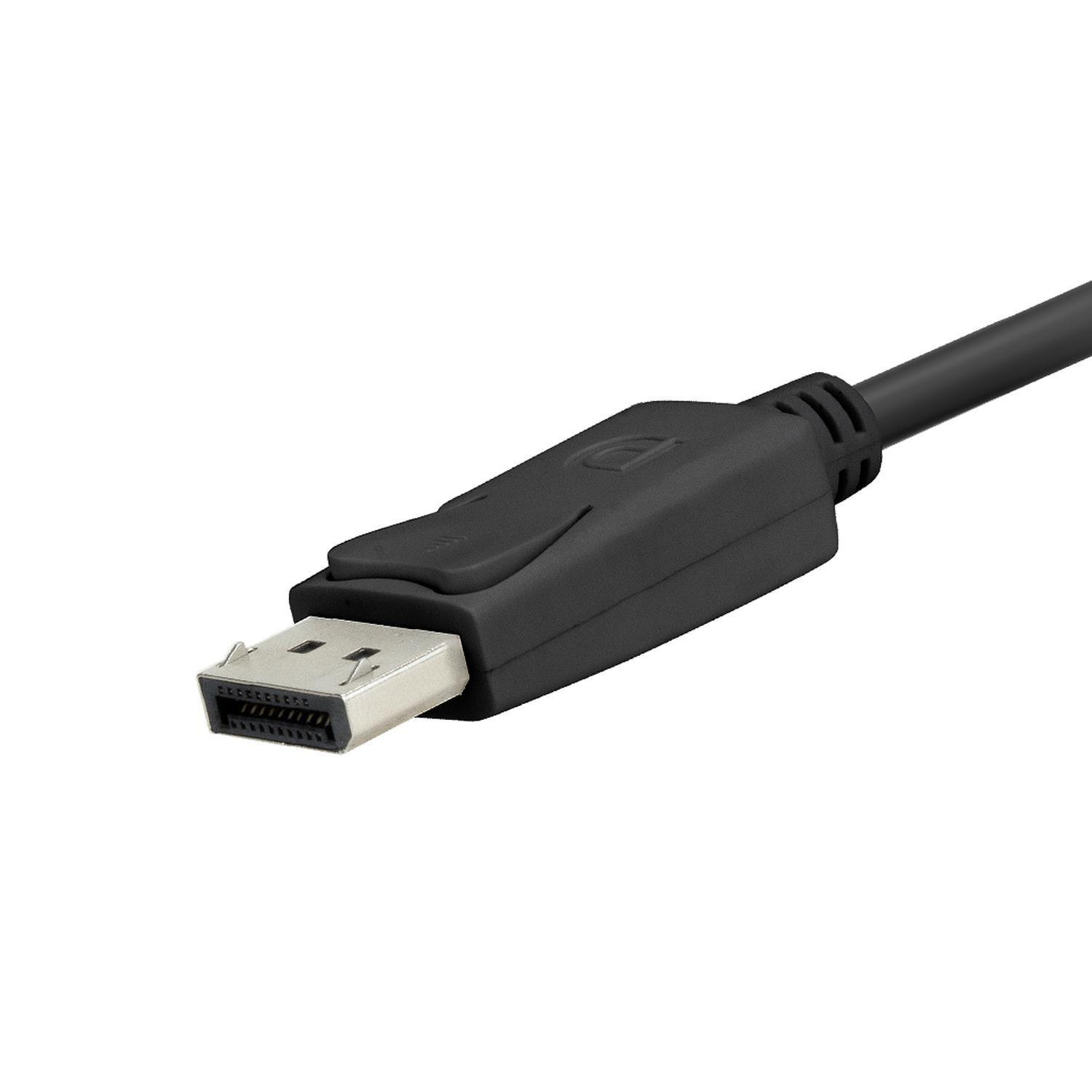 Cable DisplayPort Macho a VGA Macho en Caja Xtech XTC-342 Negro-2