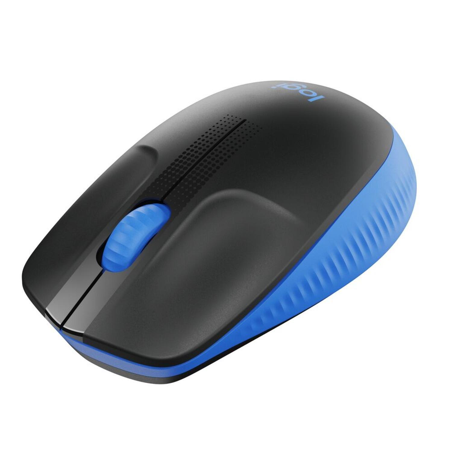 Mouse Inalambrico M190 Negro/Azul-2