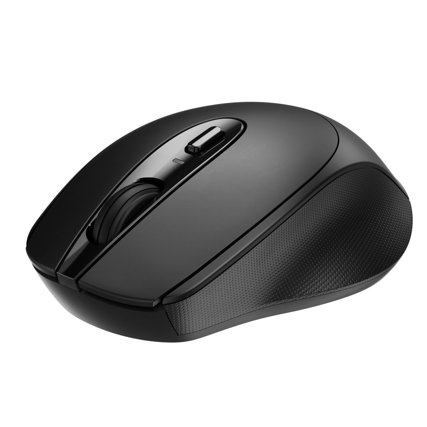 Mouse Inalámbrico Klip Xtreme EasyHand KMW-410BK Negro-0