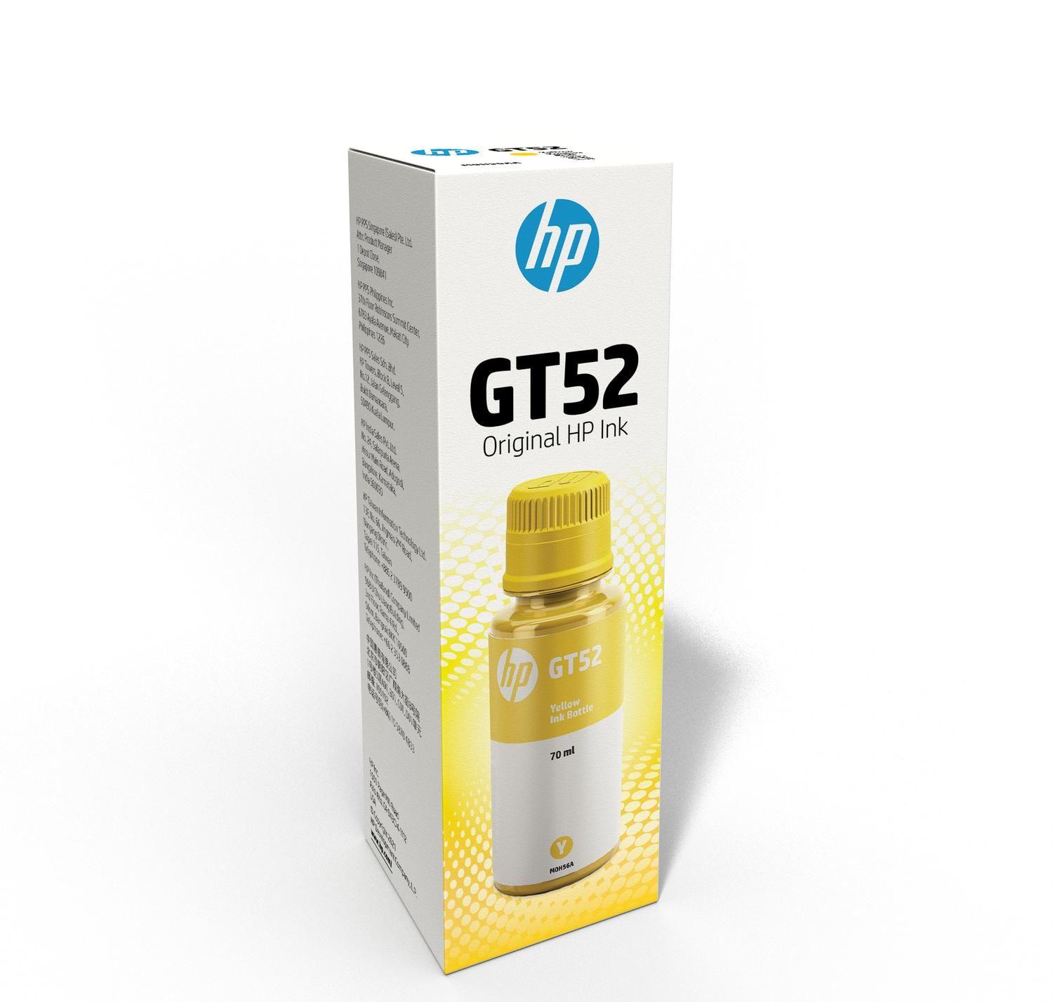 Botella de tinta HP GT52 Amarillo-4