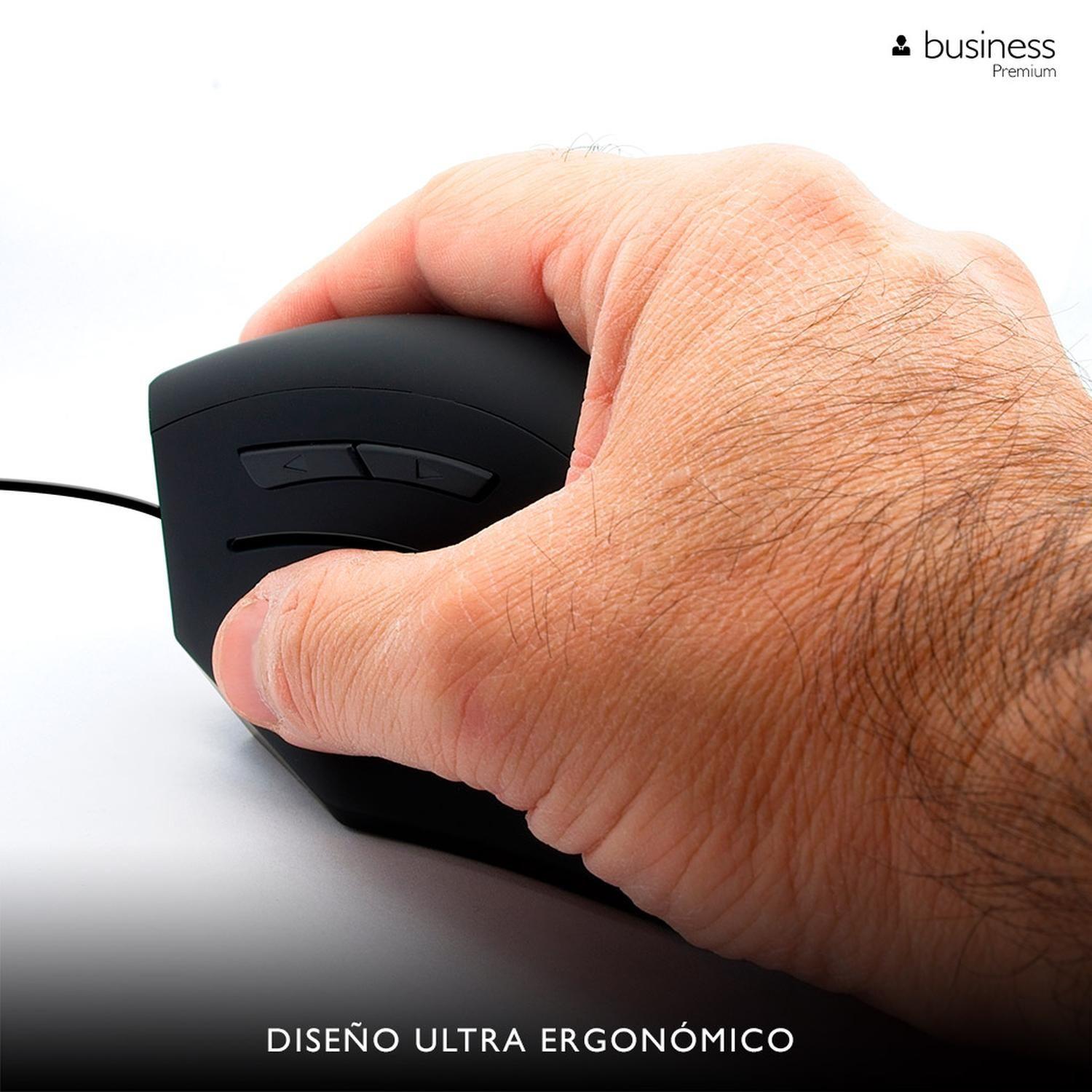 Mouse vertical Klip Xtreme alambrico ergonómico KMO-505-2