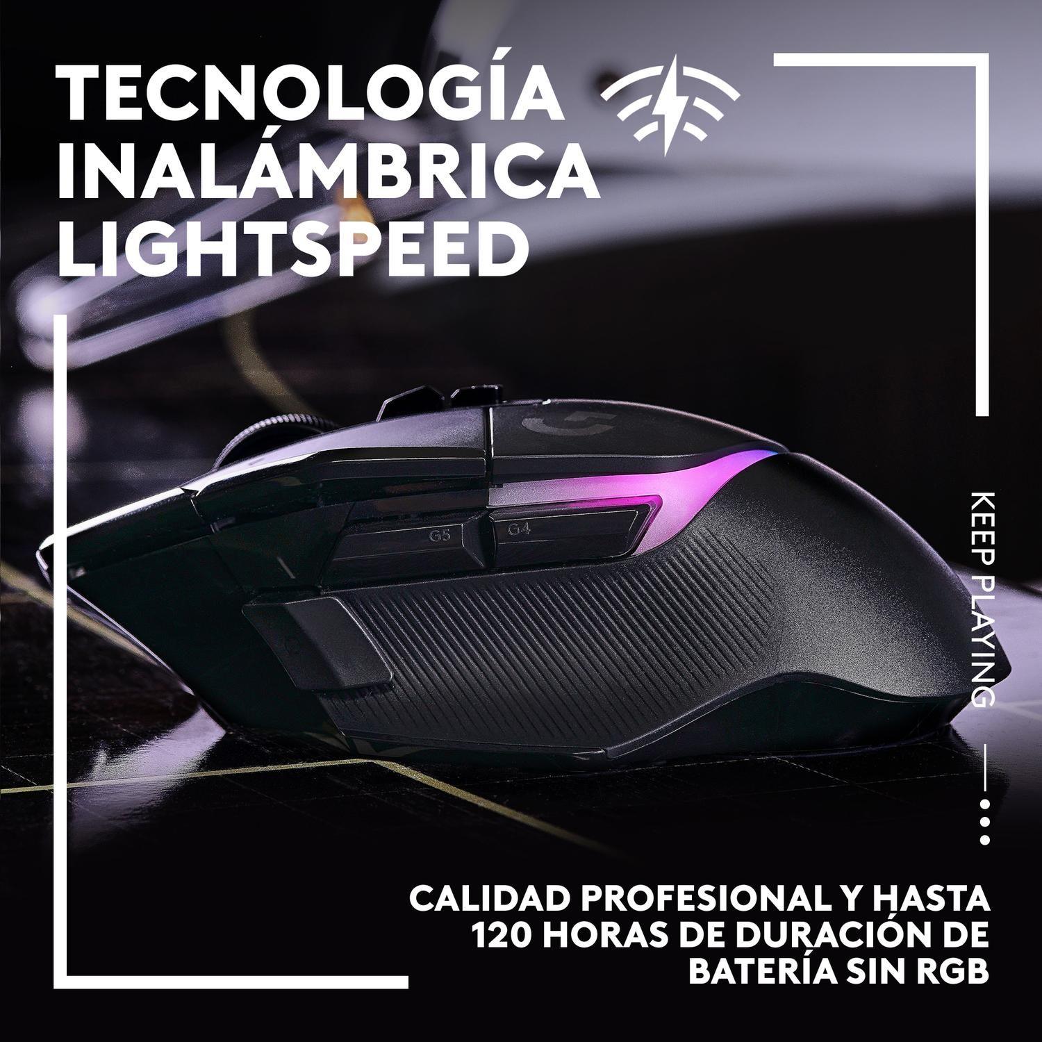 Logitech Mouse G G502 X PLUS óptico Bluetooth-2