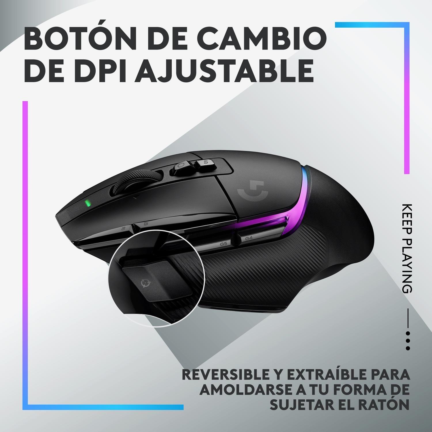 Logitech Mouse G G502 X PLUS óptico Bluetooth-5
