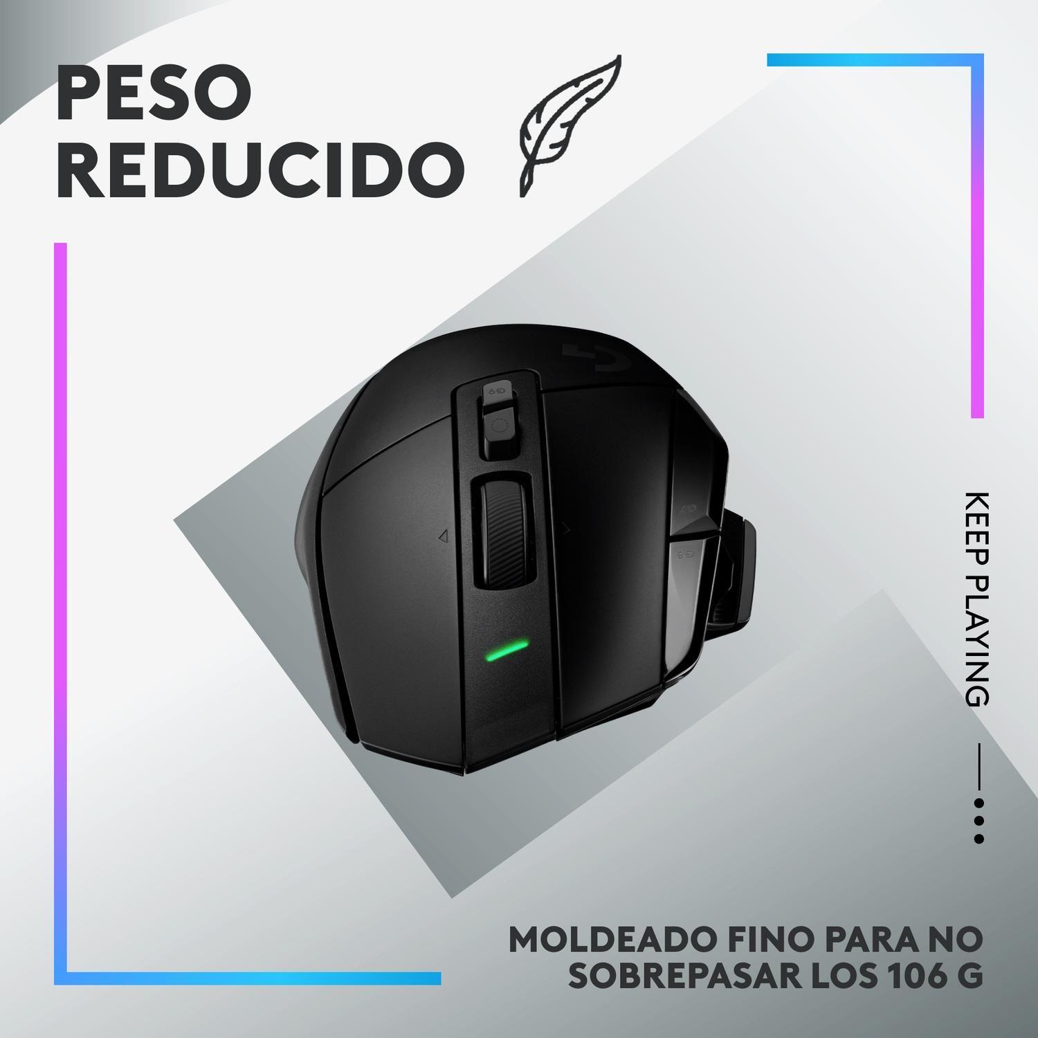 Logitech Mouse G G502 X PLUS óptico Bluetooth-8