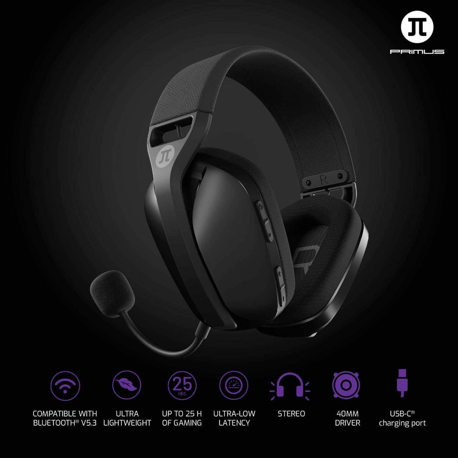 PGLC Hdst Wrlss PBH-360BK Black with 2.4Ghz dongle-3