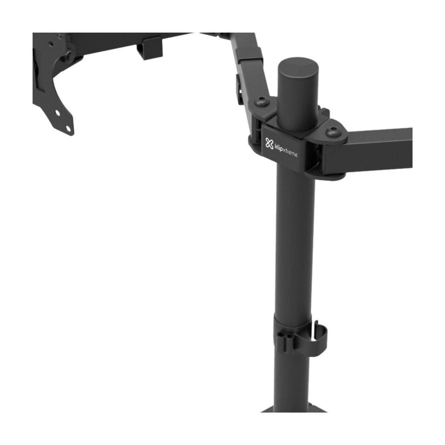 Soporte p/2 Monitores 13 a 27' c/Prensa KlipXtreme KPM-310-3