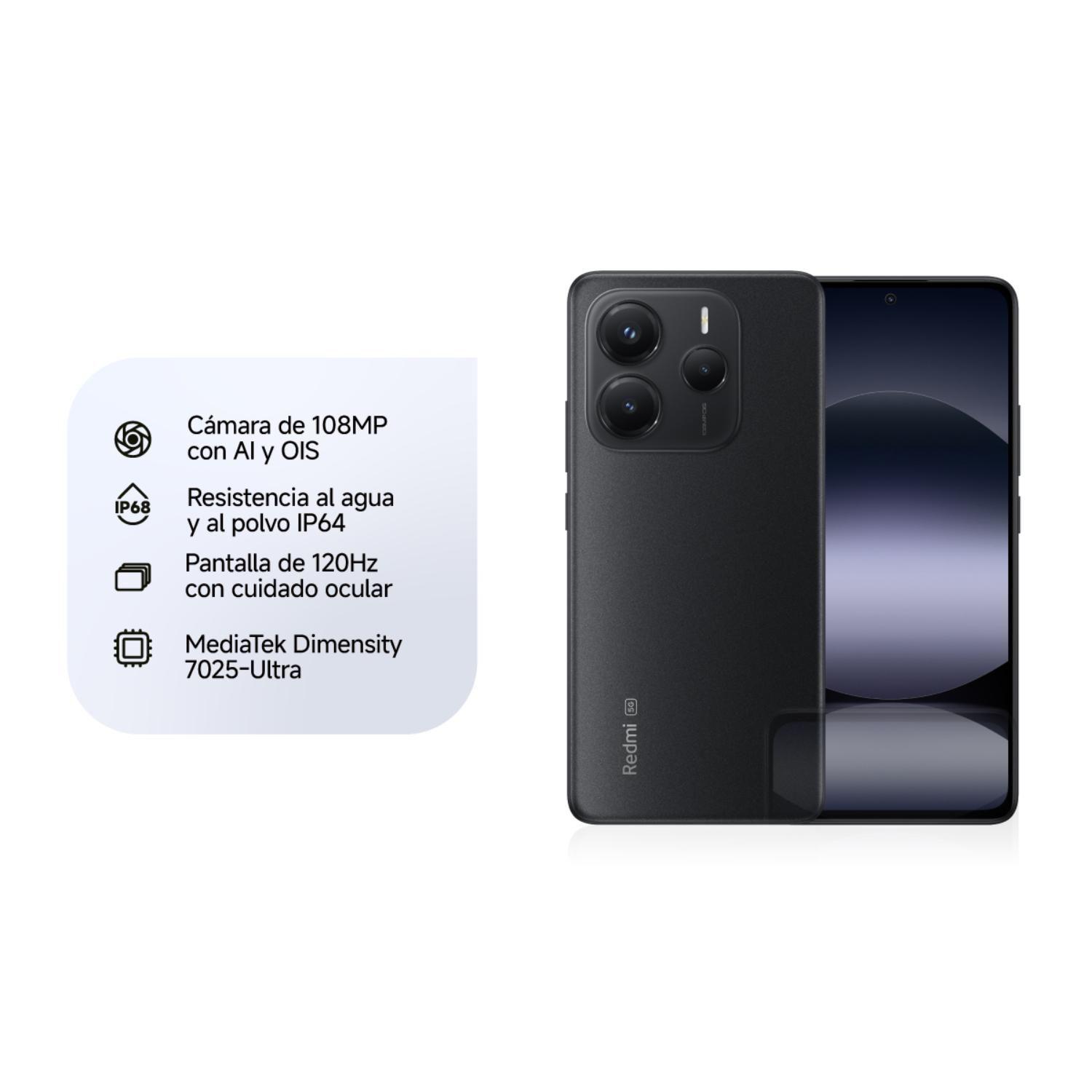 KIT Celular Redmi Redmi Note 14 5G 256GB Midnight Black + Xiaomi Sound Pocket 5W-3