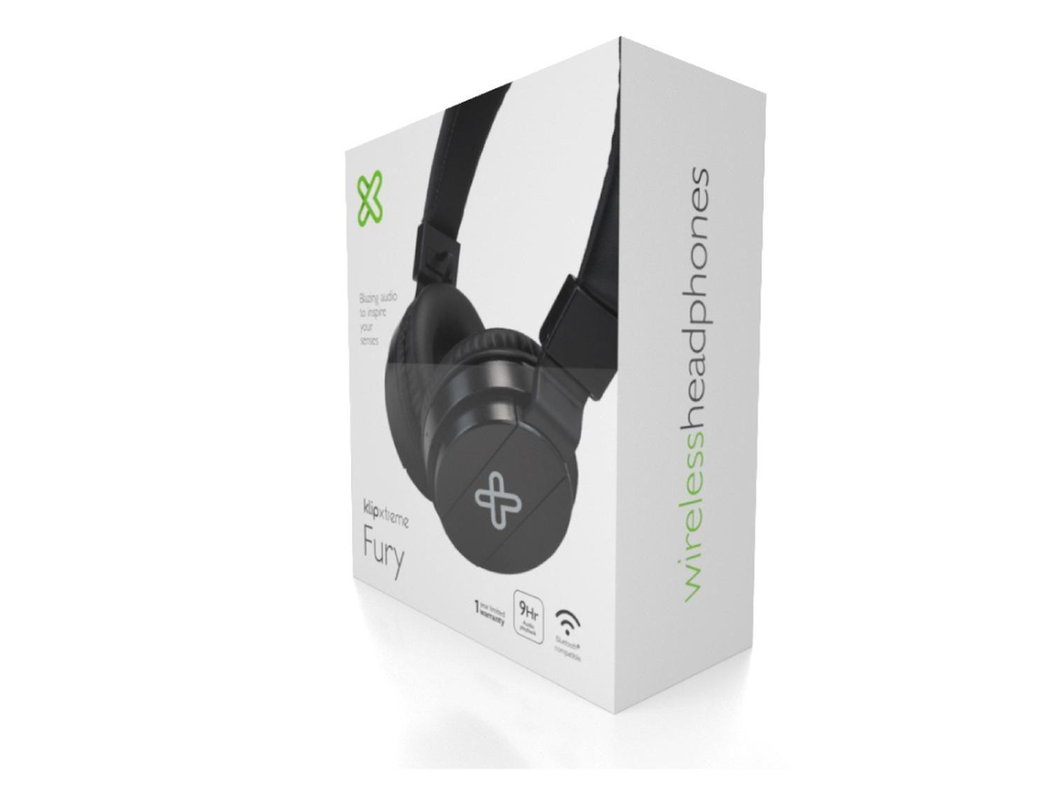 Audifonos BT c/Mic Aut 9Hs KlipXtreme Fury KHS-620-10