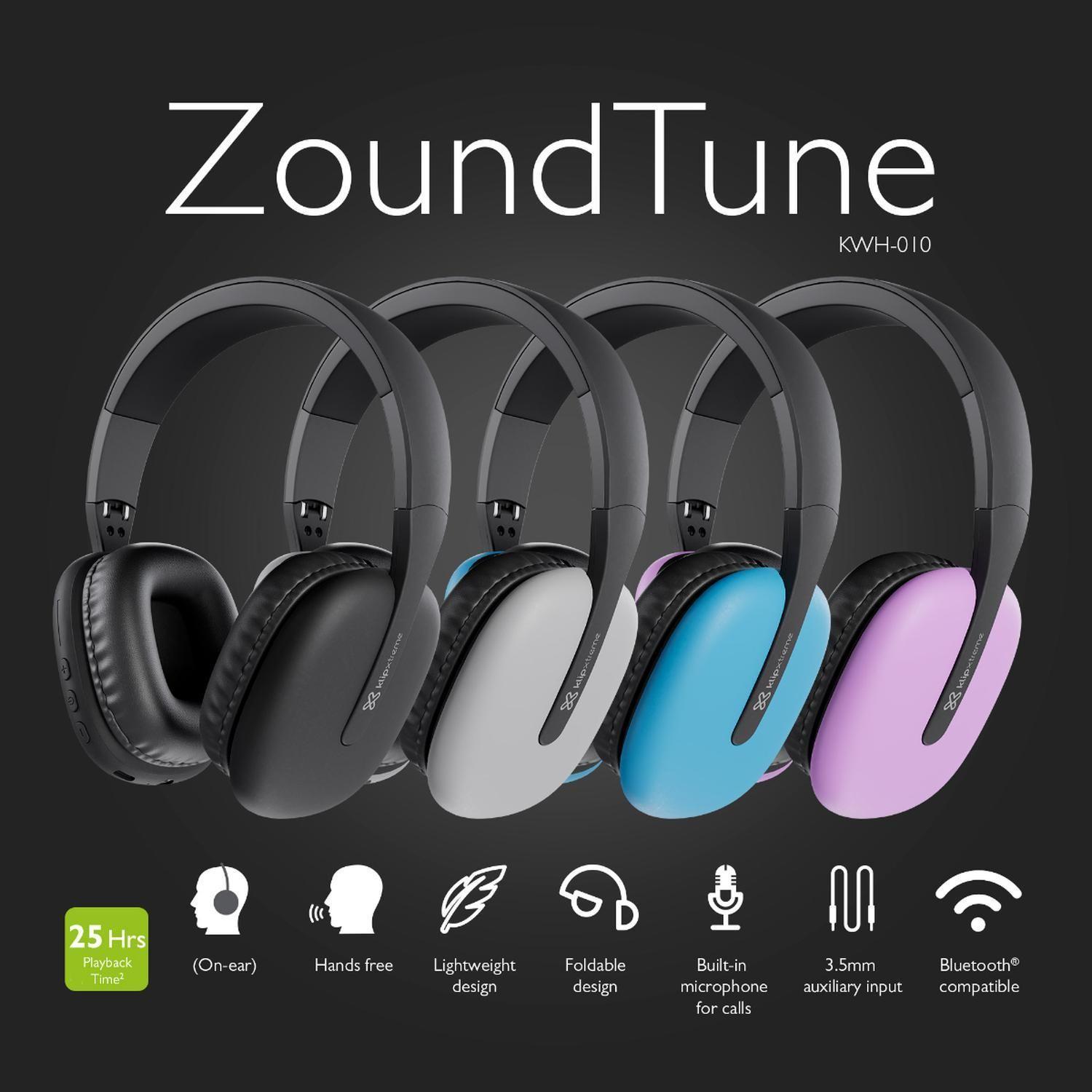 Audífonos On Ear Klip Xtreme ZoneTune Púrpura KWH-010PR-4