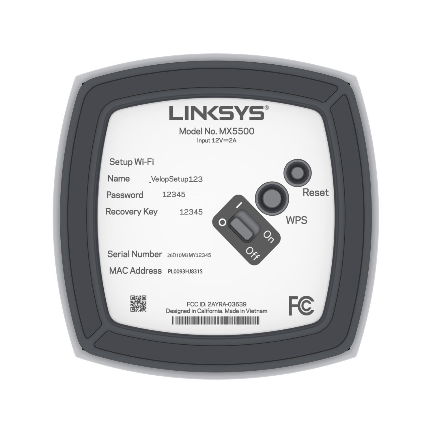 Linksys Atlas pro 6 MX5503 - Paquete de 3 enrutador WiFi 6 de malla AX5400 de doble banda-3