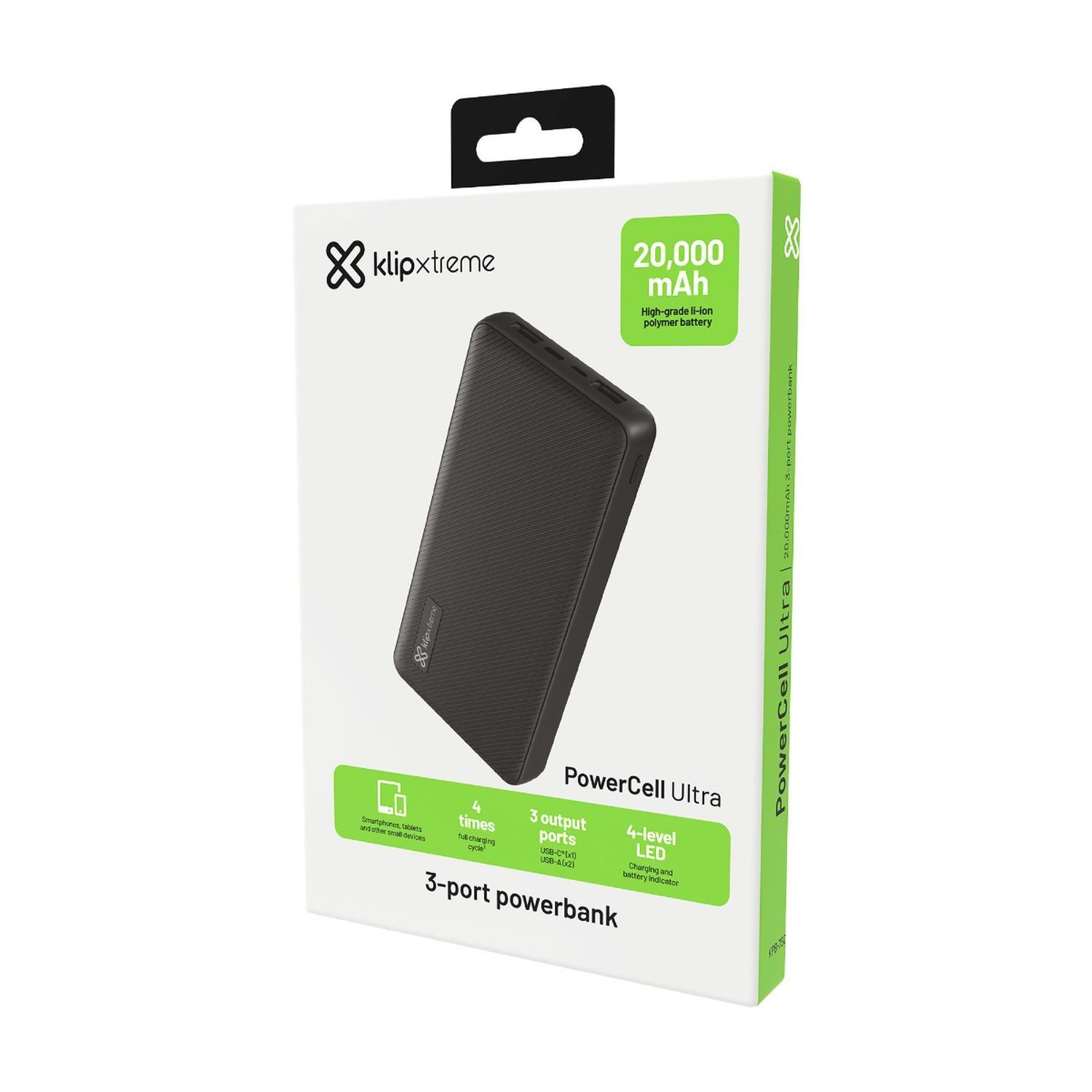 KX Powerbank 20000mAh USB-C + 2x USB-A 15W 5V/3A Max output-4