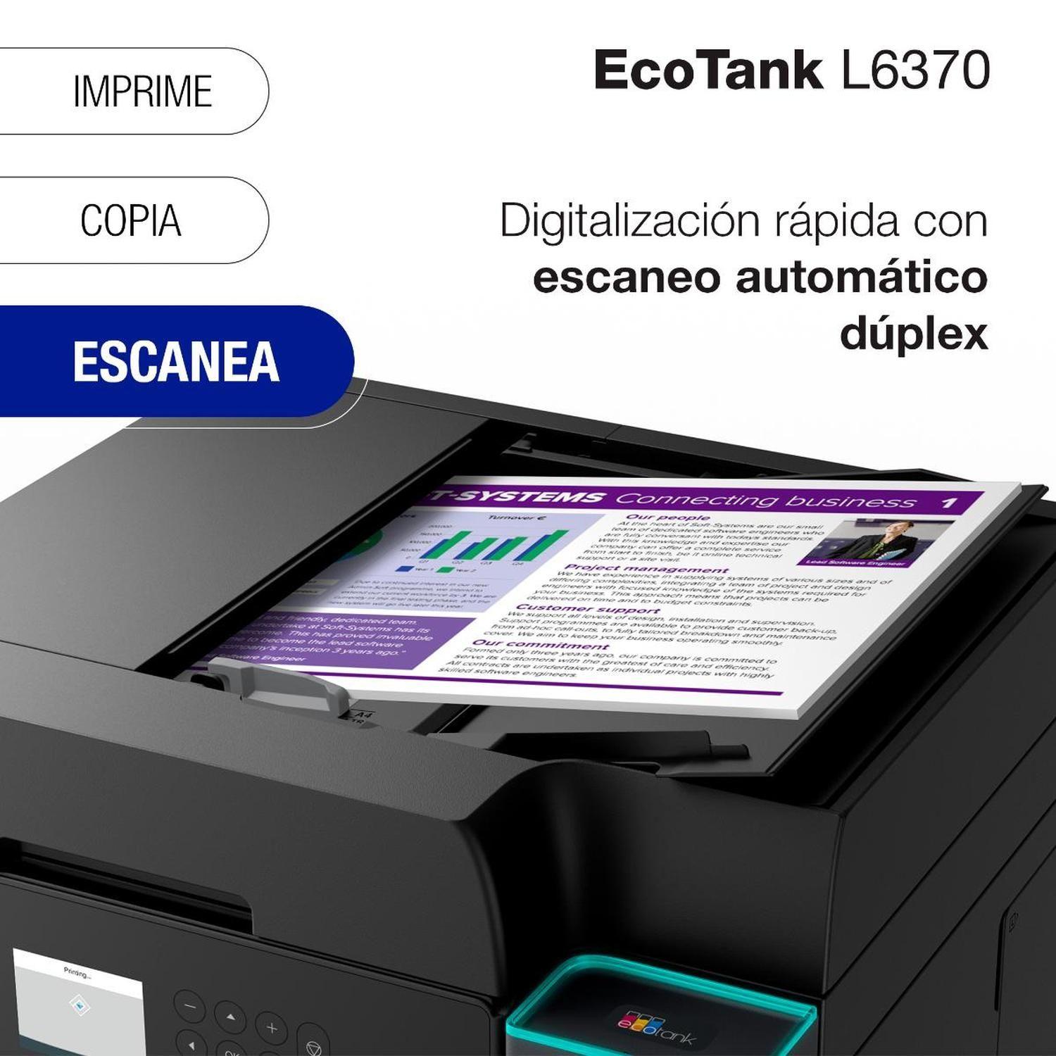 Epson EcoTank L6370 Multifunction USB Wifi-4