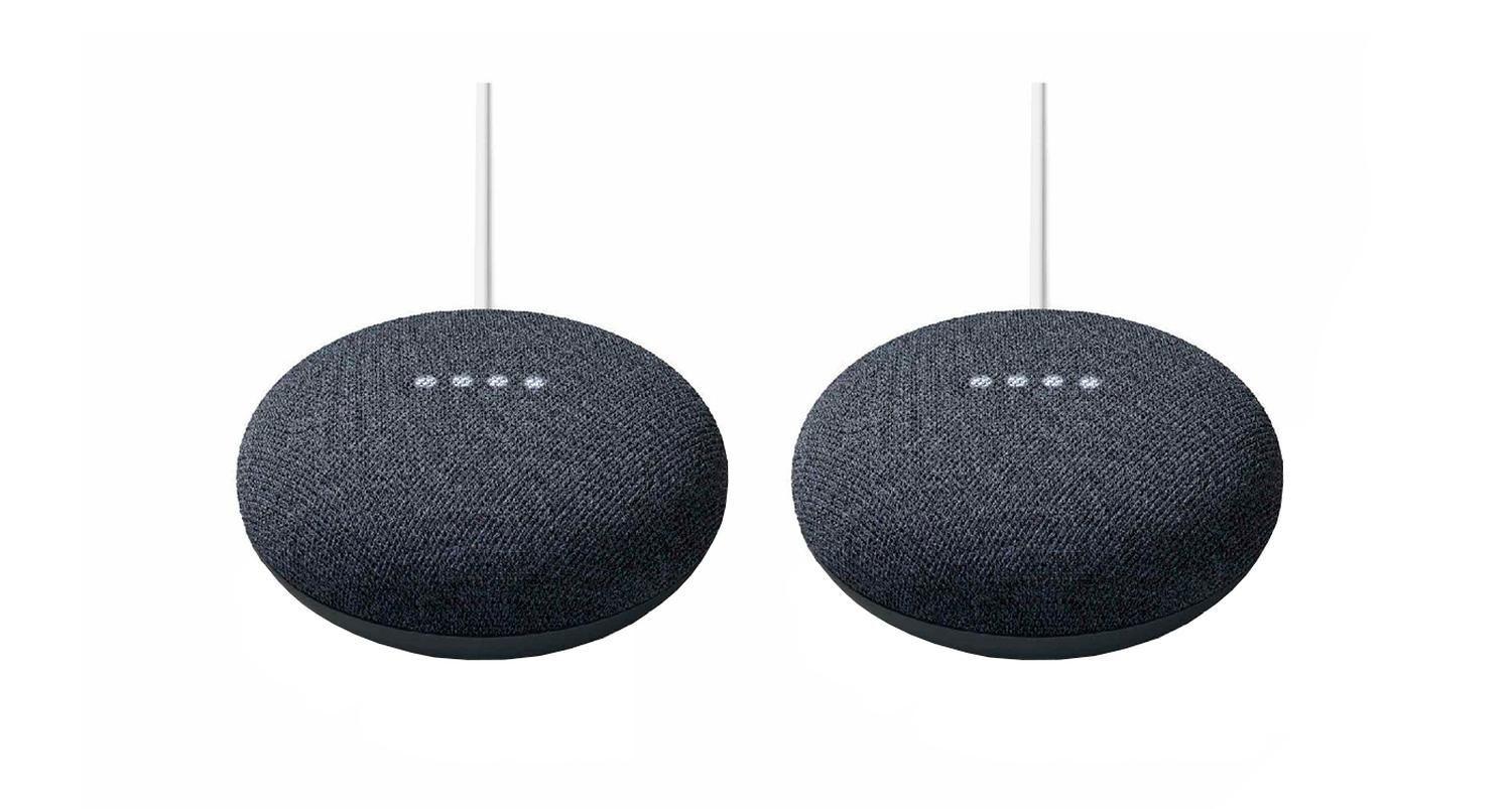 Parlante Asistente de Voz Google Nest Mini x2 Carbon-0