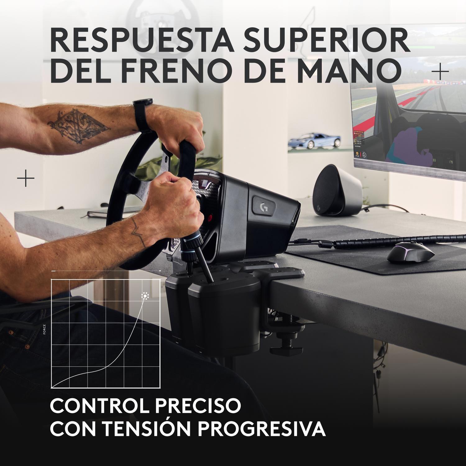 Palanca de cambios secuencial y freno de mano Logitech RS-3