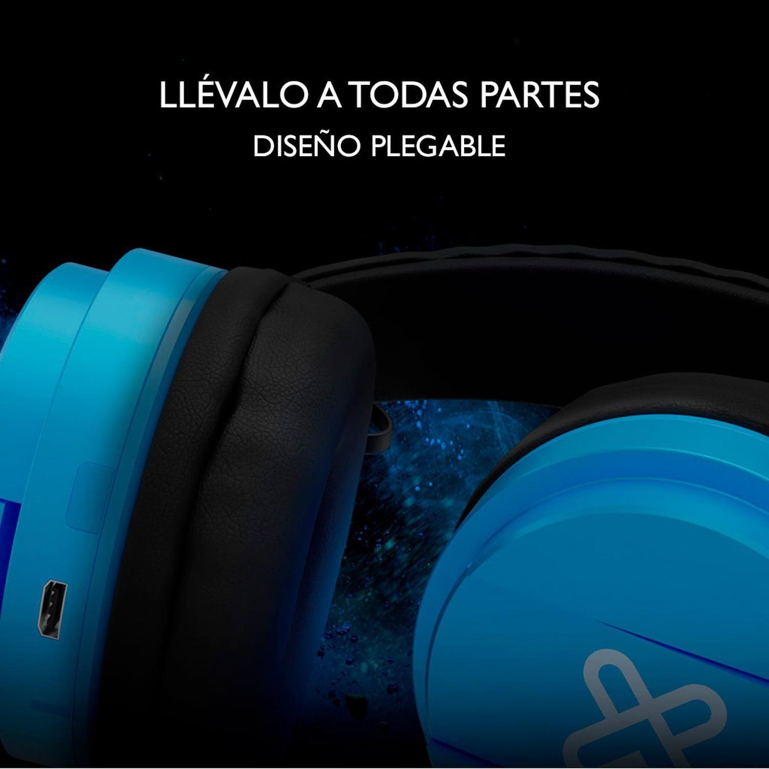 Audifonos BT c/mic auto 16 hrs Fury pro Klip xtreme KWH-001 azul-3