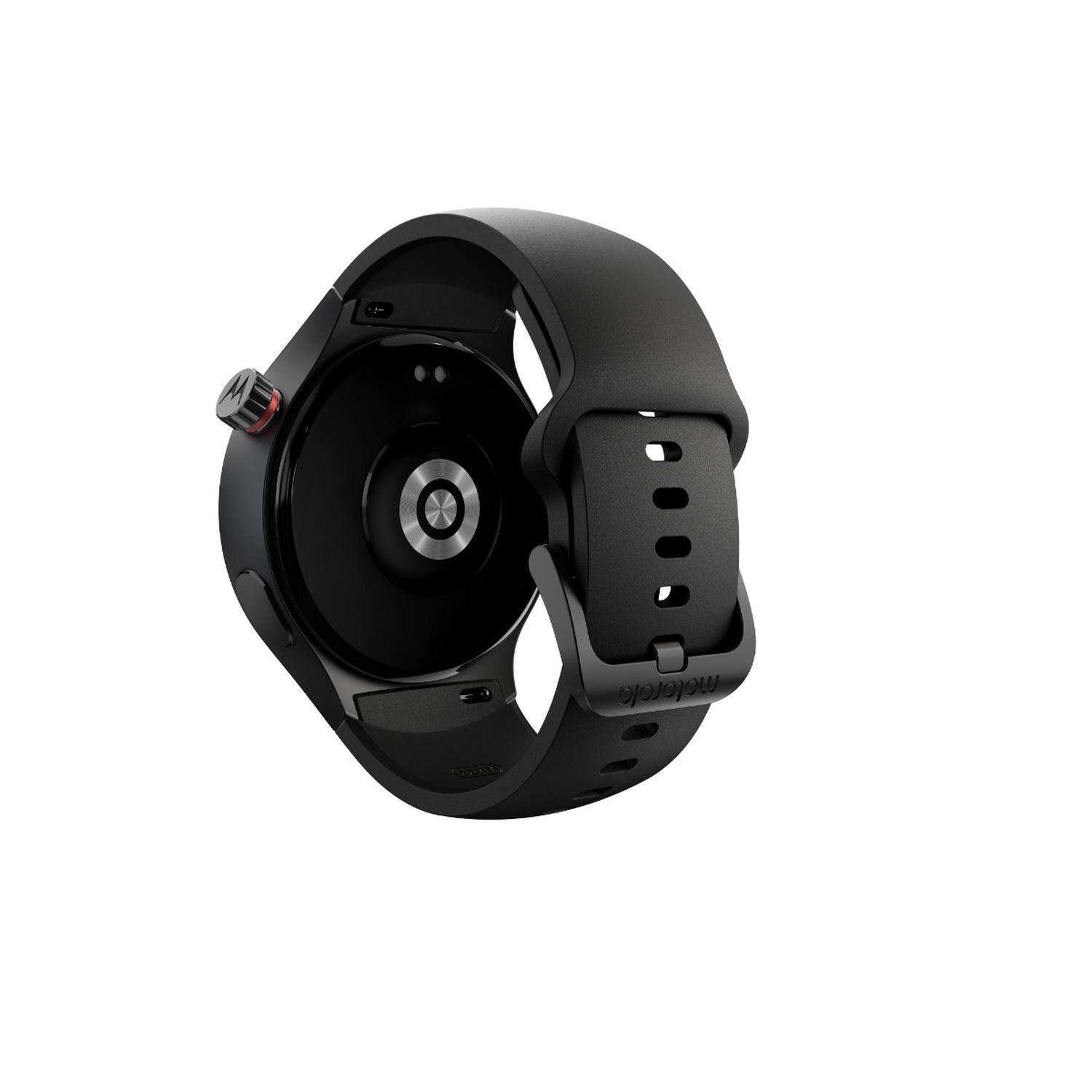 Motorola Moto Watch negro silicona-3