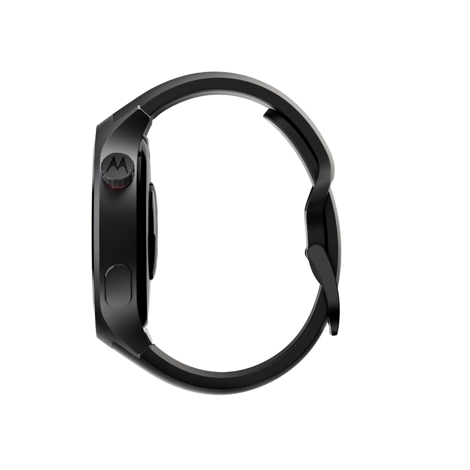 Motorola Moto Watch negro silicona-4