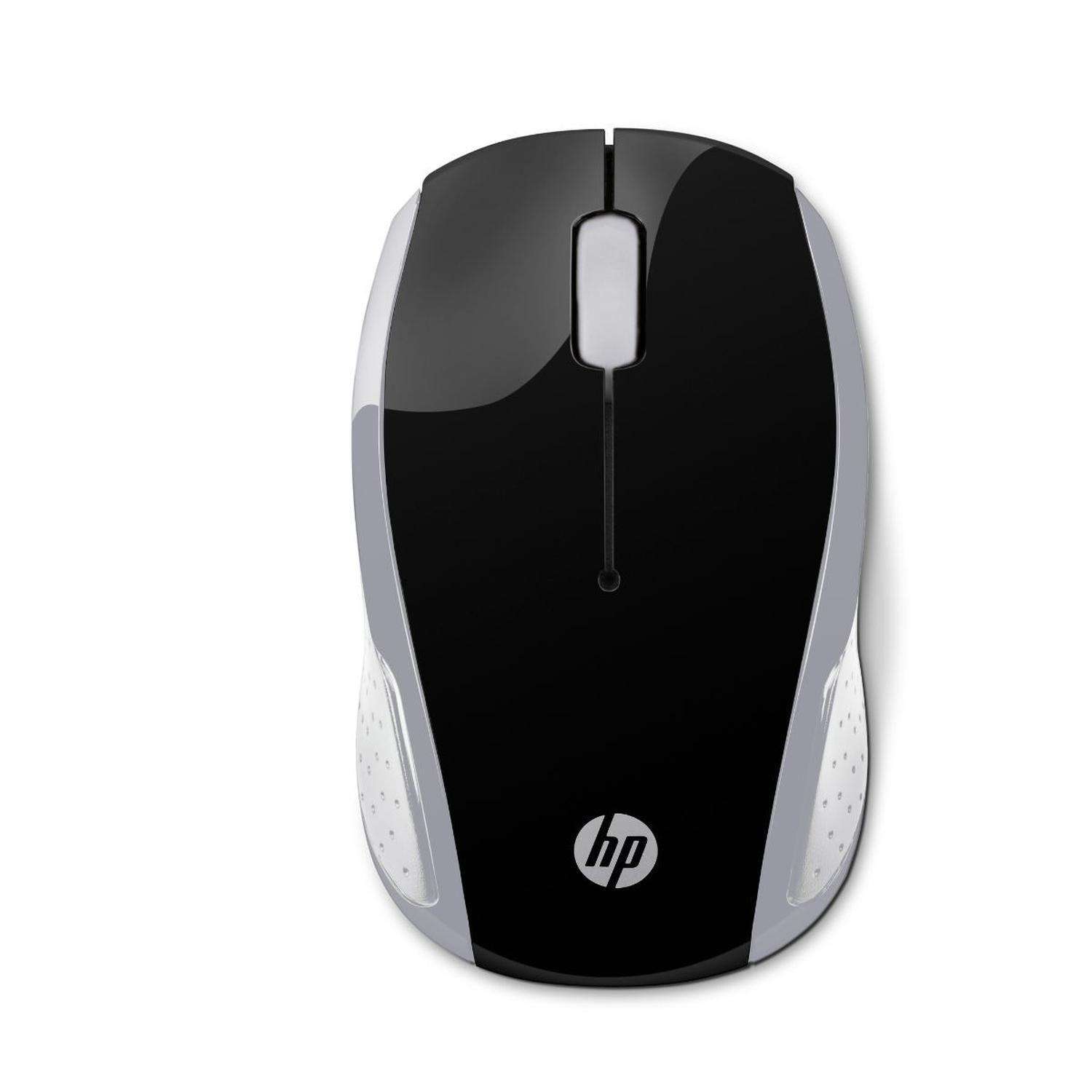 Mouse HP 200 Inalámbrico Plateado-0