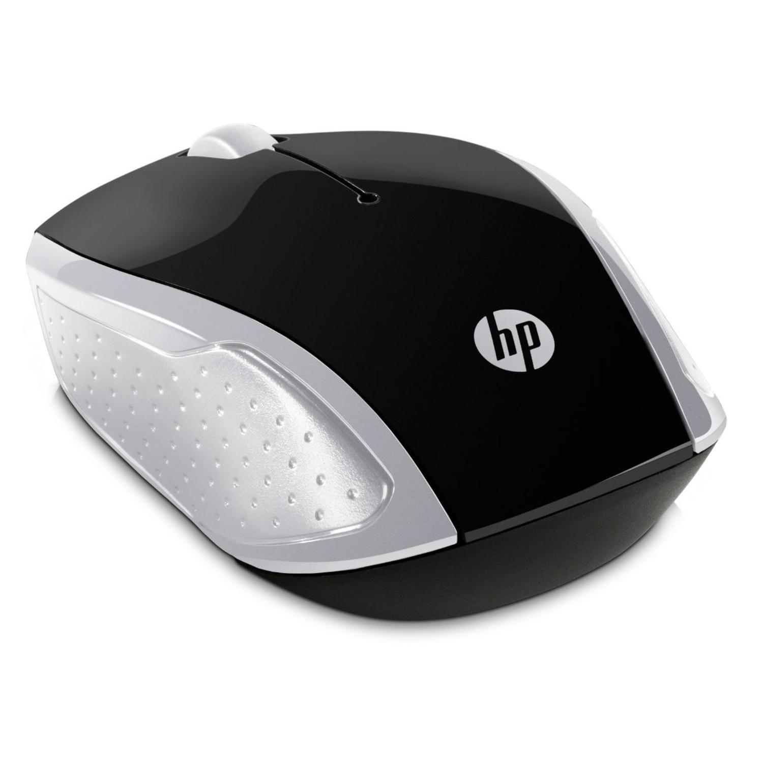 Mouse HP 200 Inalámbrico Plateado-1